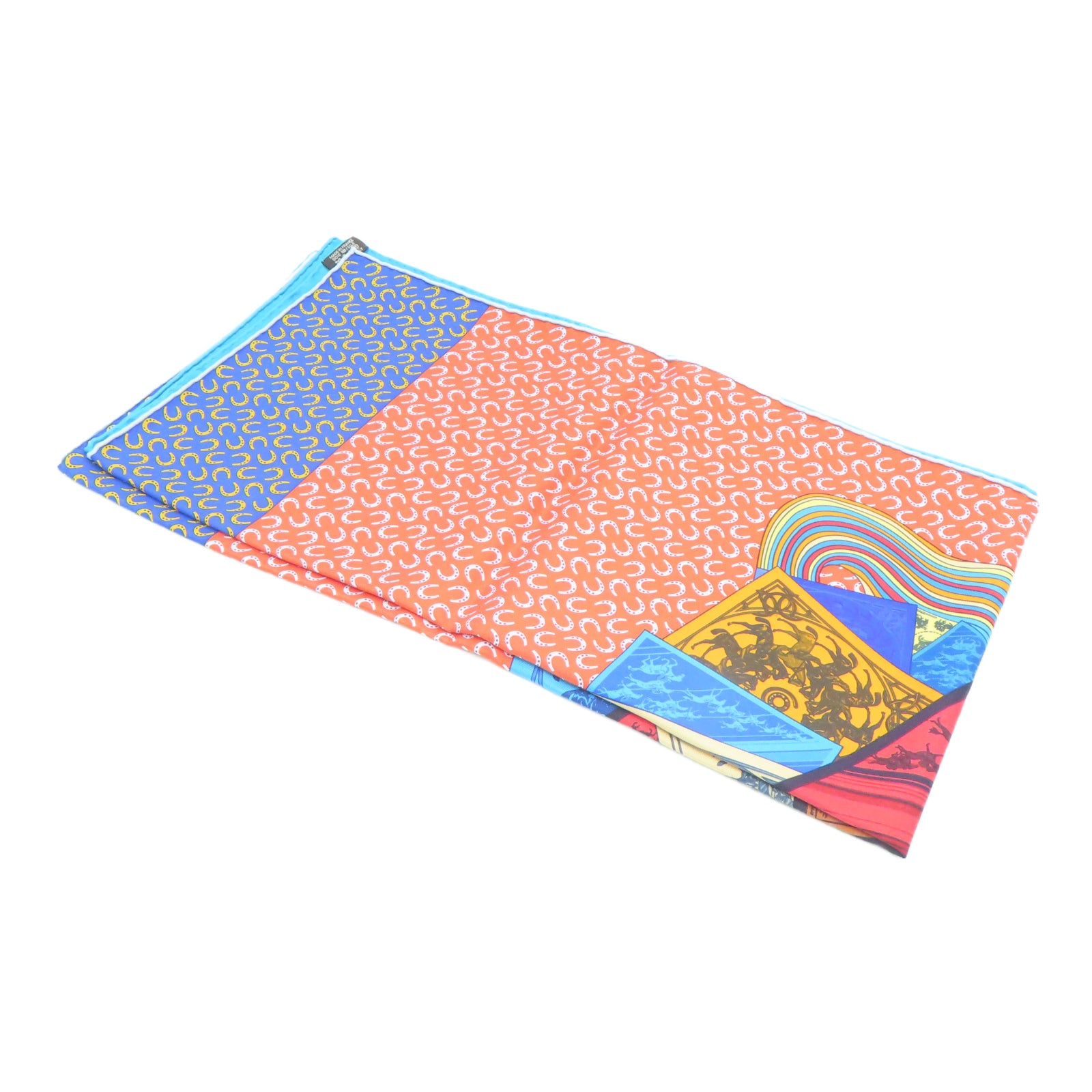 HERMES Silk Scarf 90x90 Orange