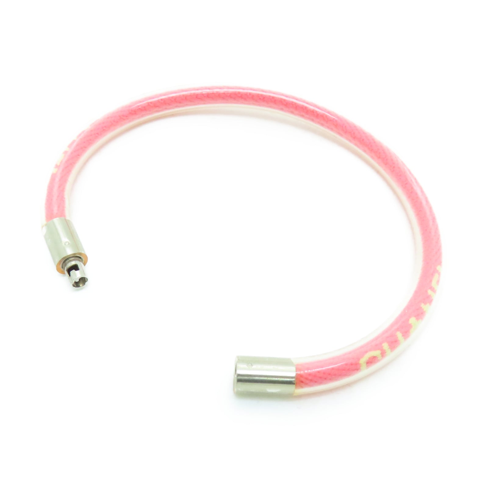 CHANEL PVC Bracelet手环粉红色