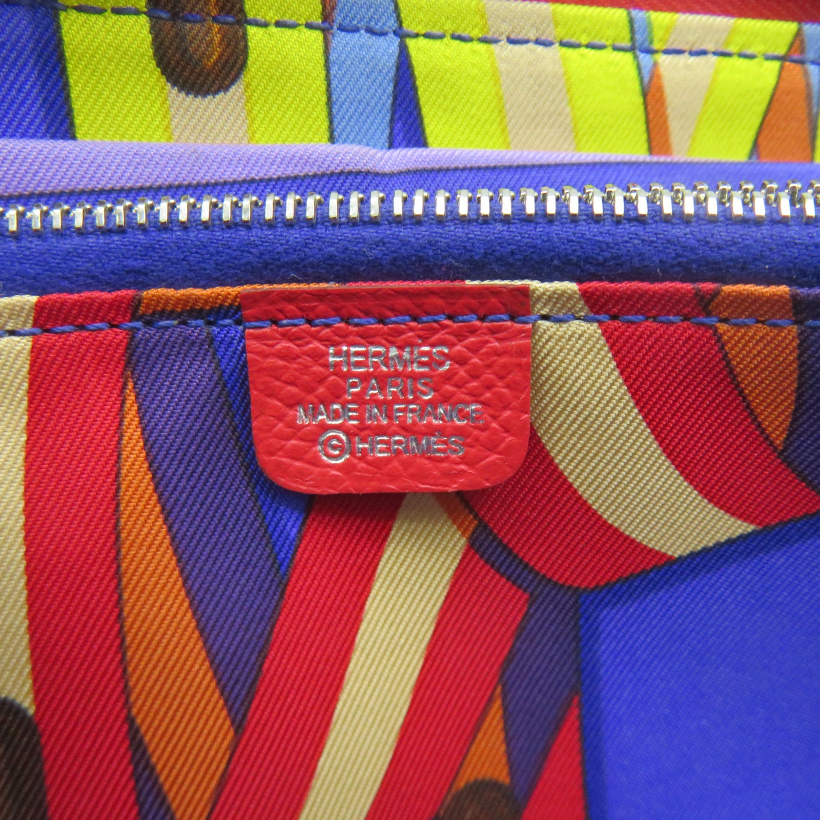 HERMES 【激減優惠】Epsom皮革Silk'In Classique Long Wallet銀扣拉鏈長錢包Rose Azalee粉紅色
