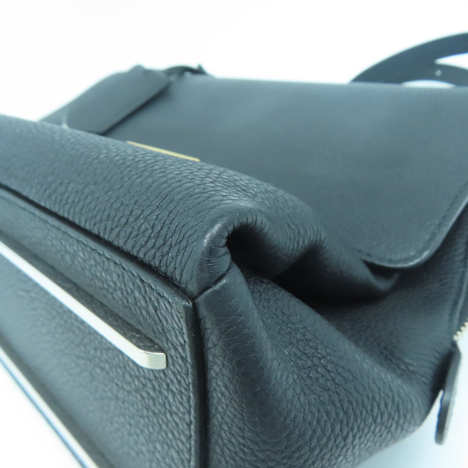 BALENCIAGA 【激減優惠】牛皮皮革Dix Cartable金扣/銀扣手挽肩背兩用袋黑色