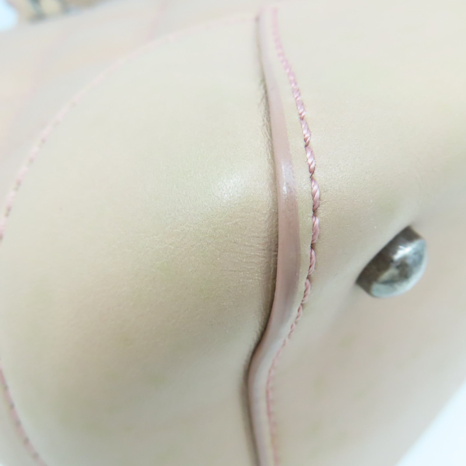 CHANEL 菱格羊皮皮革2Way Tote Bag銀扣鏈帶肩背袋粉紅色
