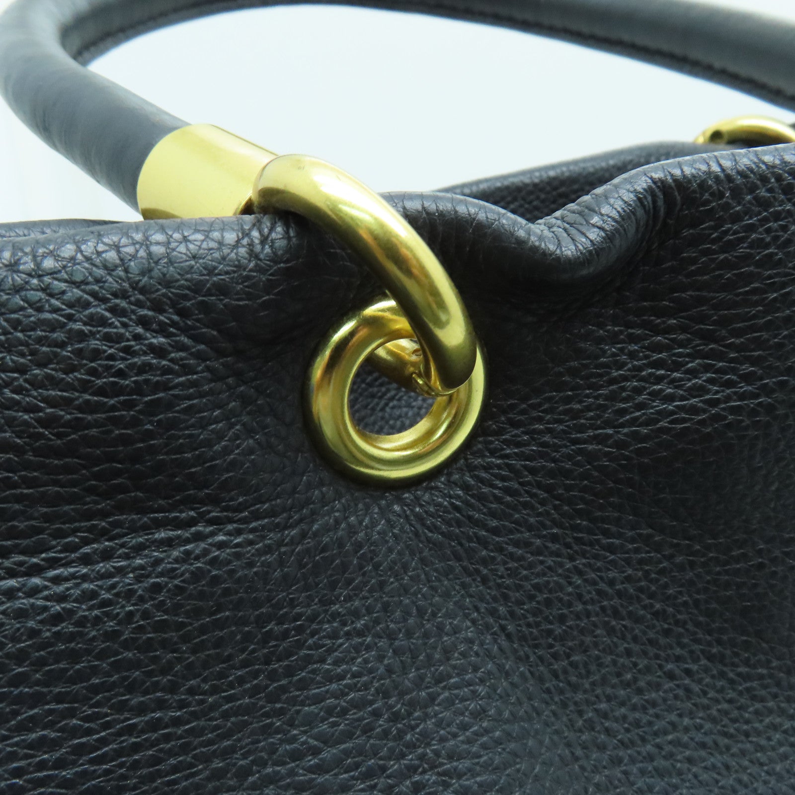 MARC BY MARC JACOBS 【激減優惠】牛皮皮革2 Way Shoulder金扣手挽肩背兩用袋黑色