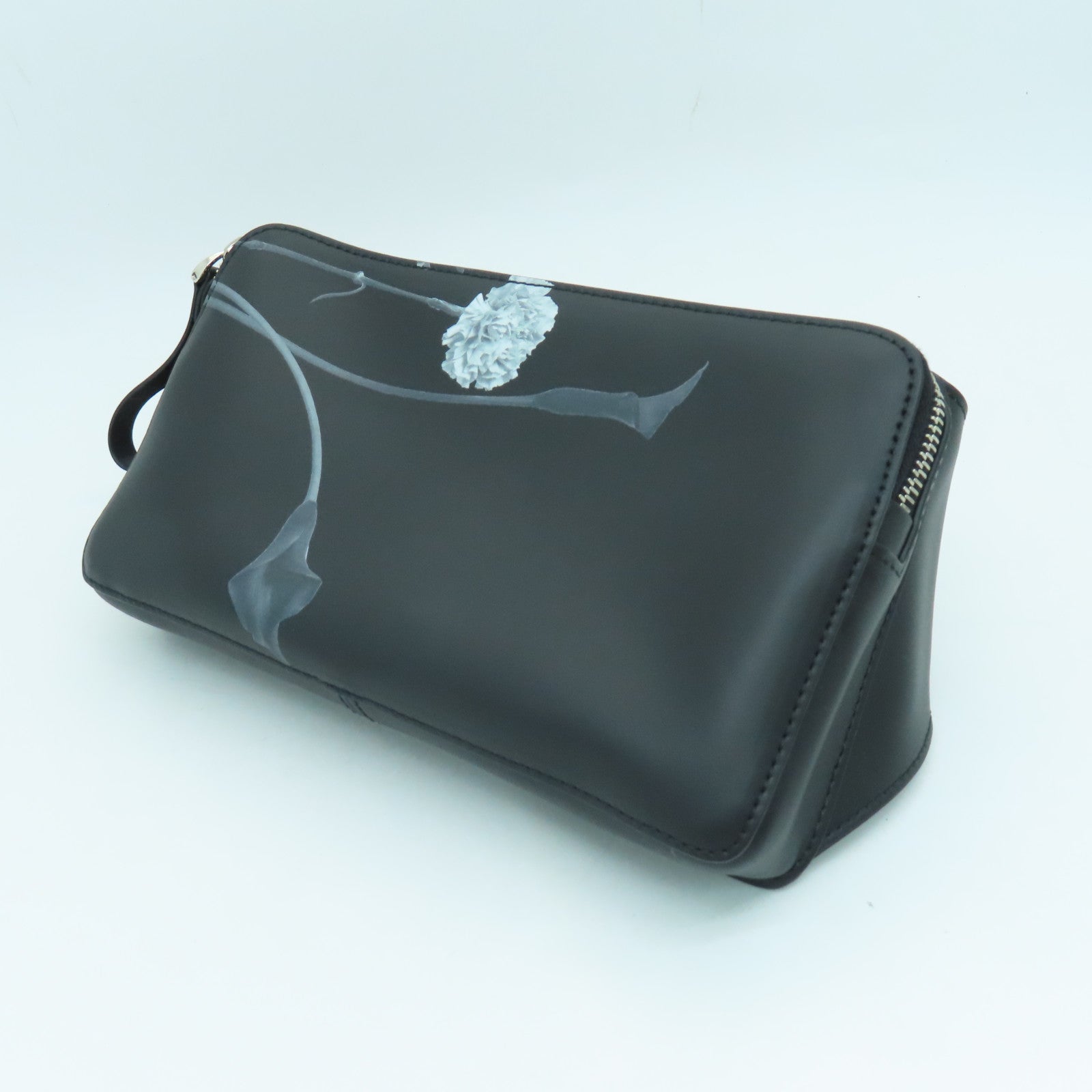 Valentino 牛皮皮革Waist Bag银扣腰包黑色