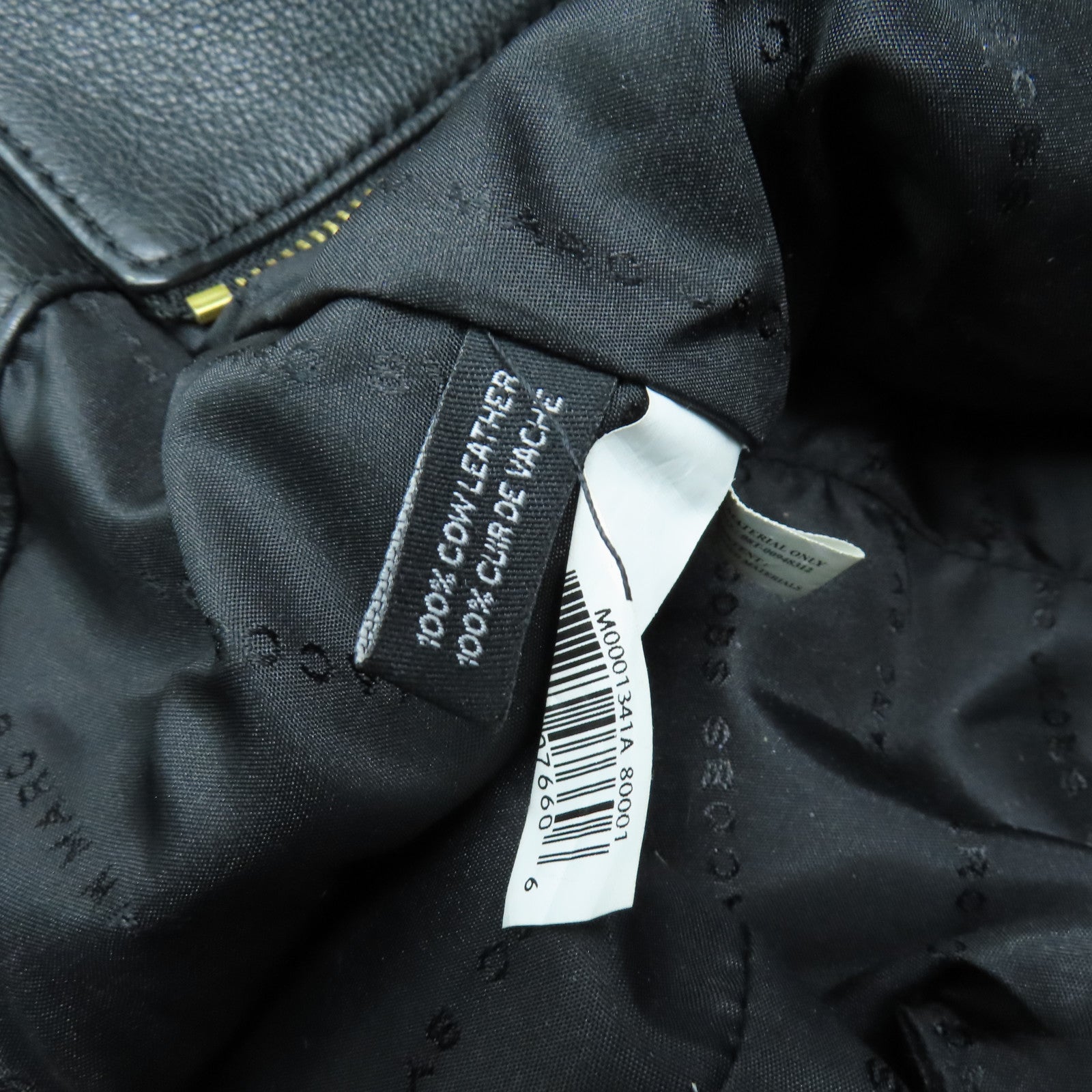 MARC BY MARC JACOBS 【激減優惠】牛皮皮革2 Way Shoulder金扣手挽肩背兩用袋黑色