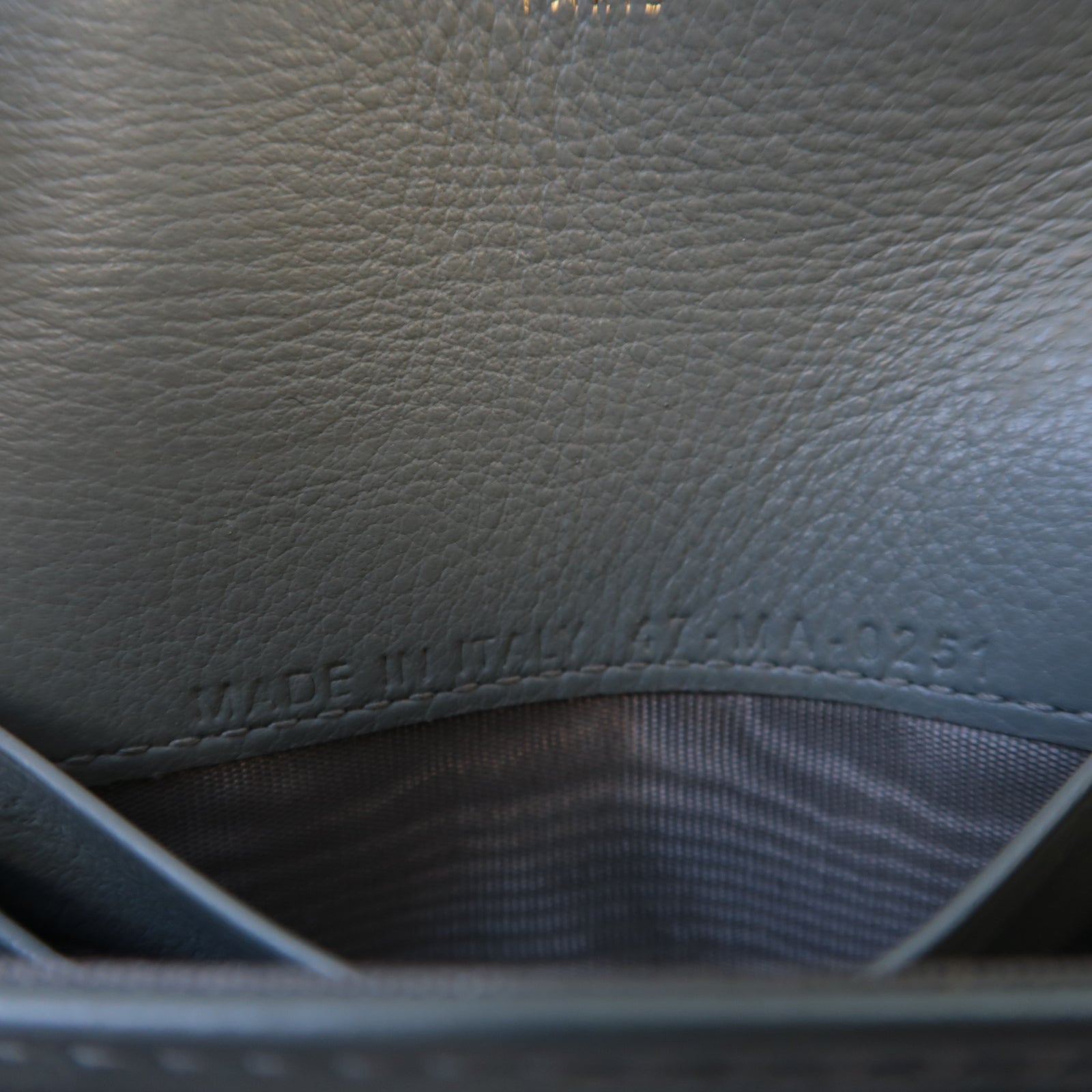 Dior 帆布Saddle Flap Card Holder金扣卡片套灰色