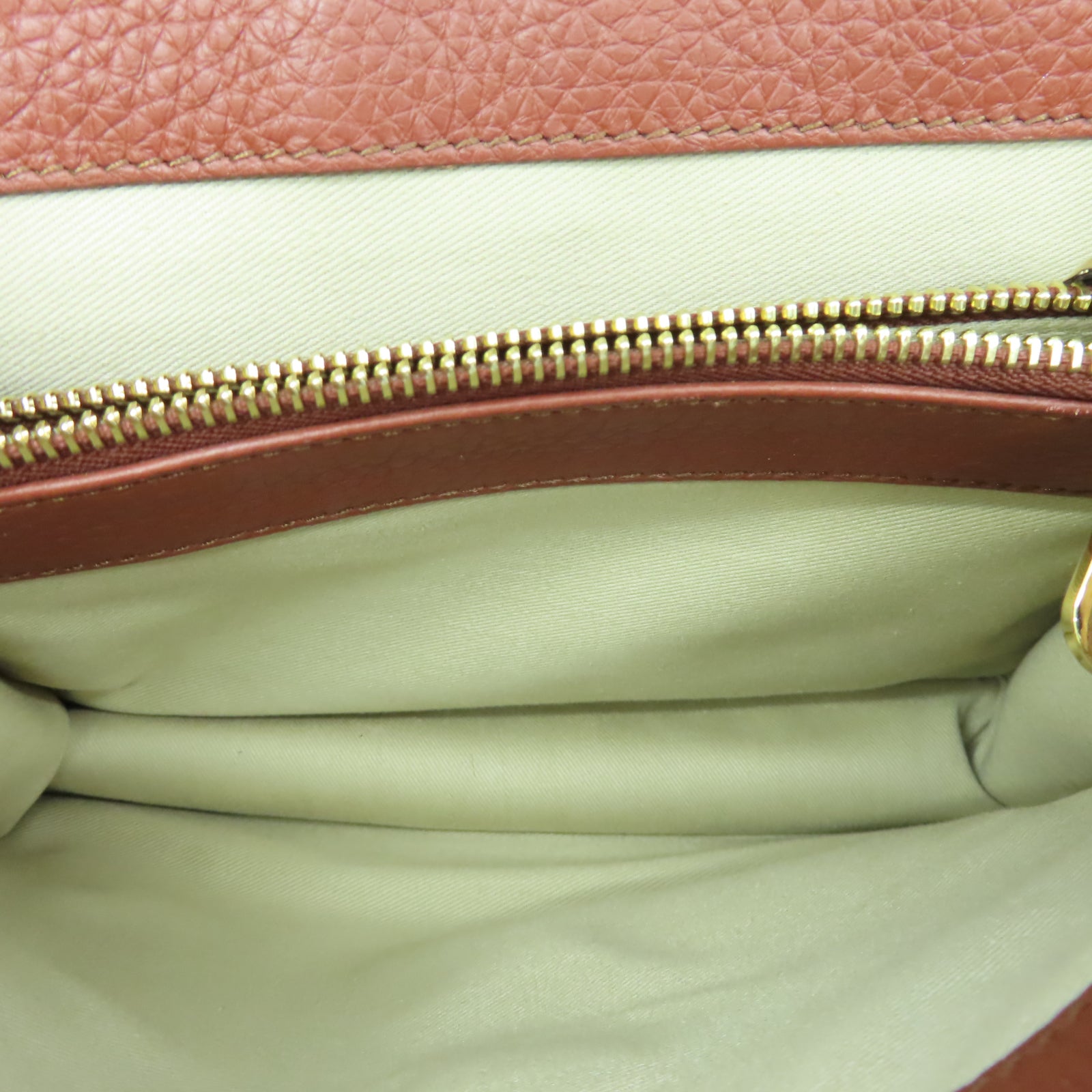 Chloe 牛皮皮革Aby Day Bag手挽肩背兩用袋啡色