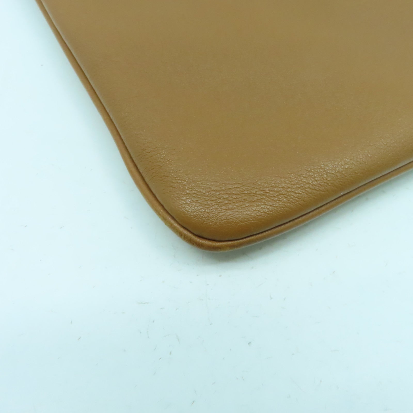 HERMES Swift皮革Mini Aline銀扣肩背袋Gold經典駝色