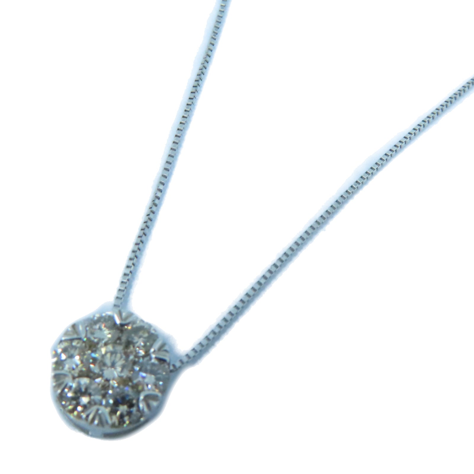 JEWELRY 【激減優惠】18K白金Necklace 0.6ct鑽石項鍊