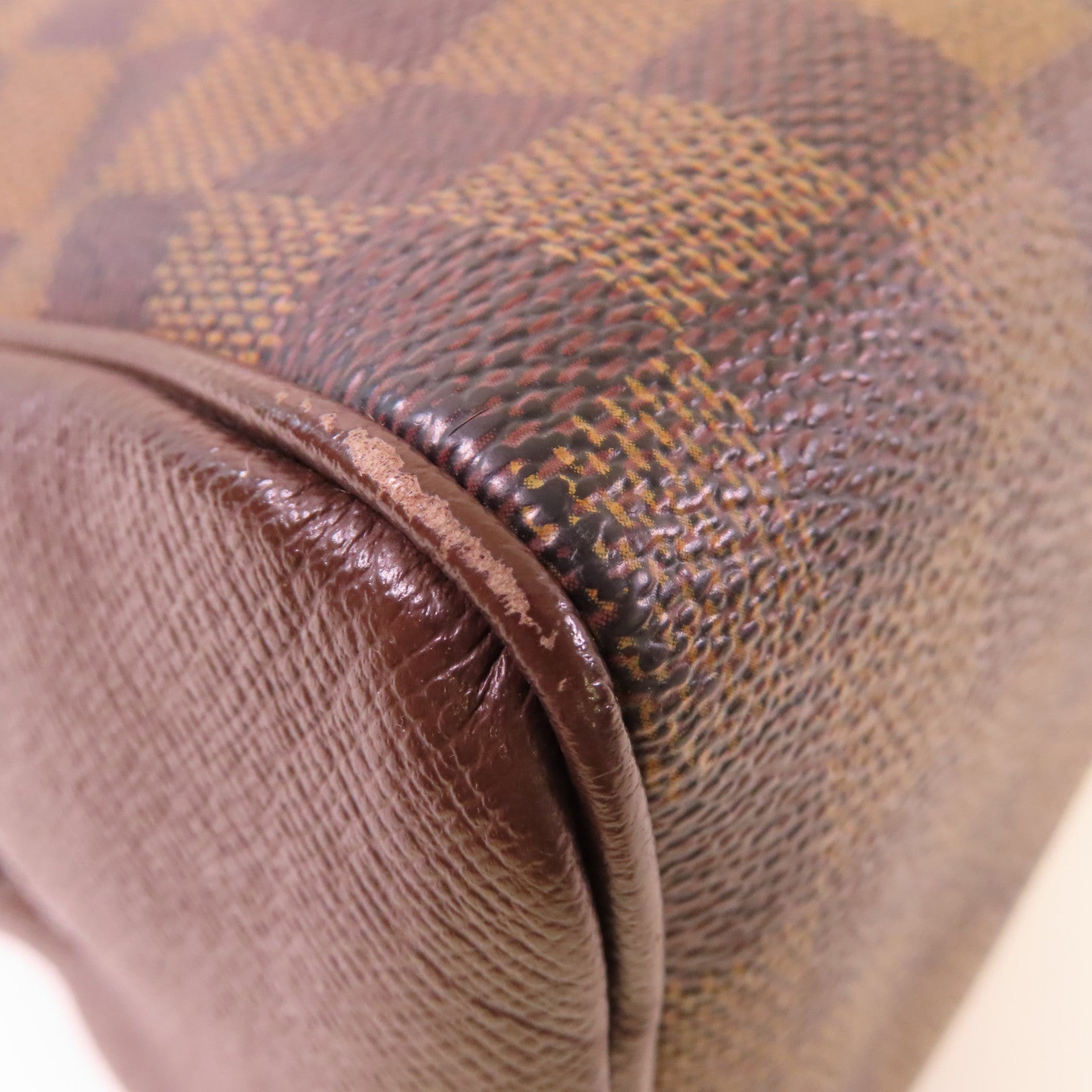 LOUIS VUITTON Damier Brera Handbag金扣手挽袋啡色