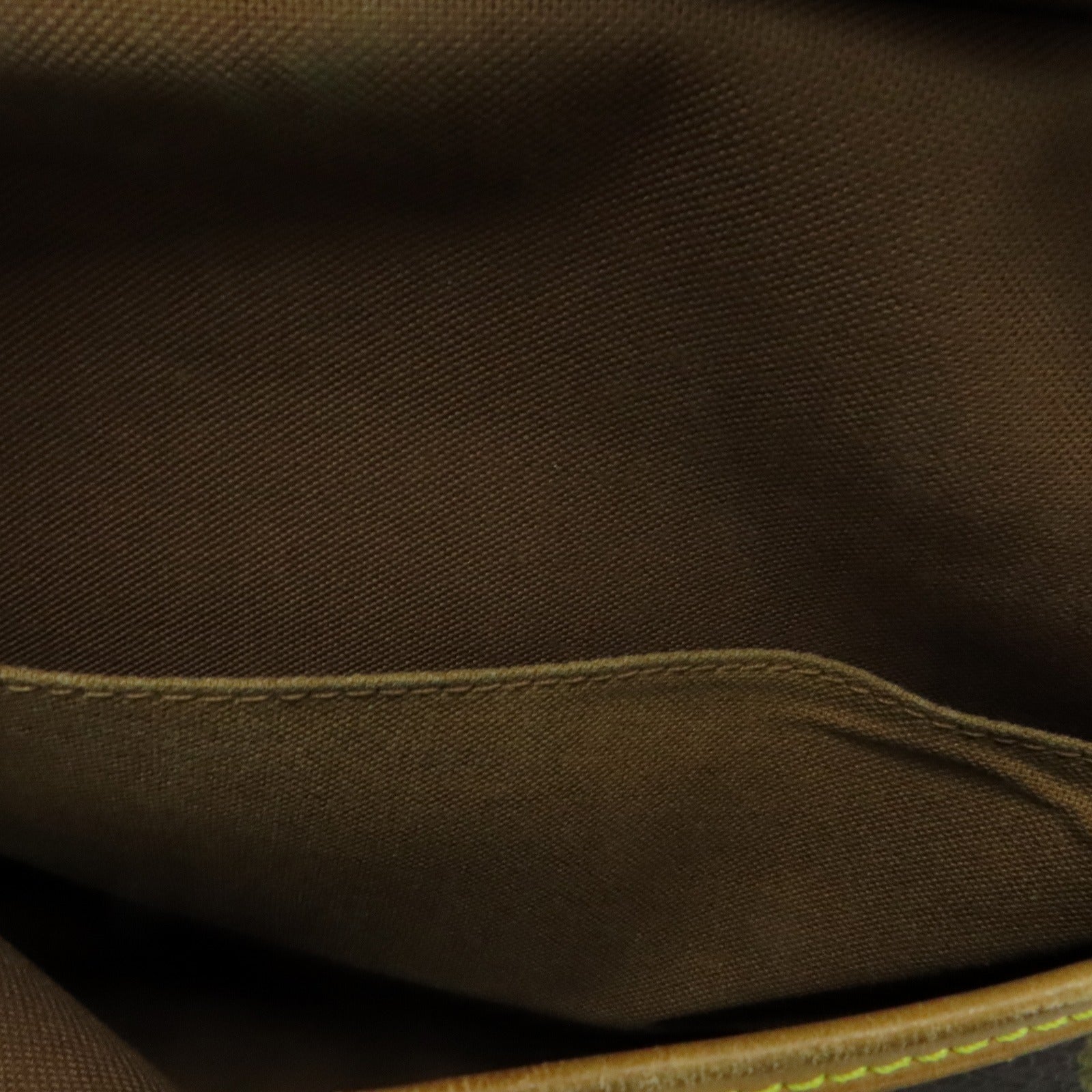 LOUIS VUITTON Mongram Saumur 30金扣肩背袋啡色