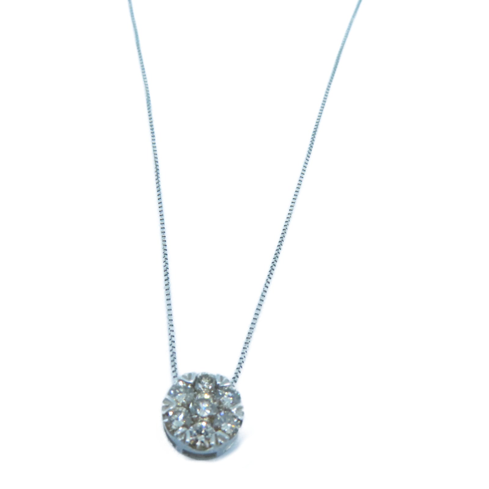 JEWELRY 【激減優惠】18K白金Necklace 0.6ct鑽石項鍊