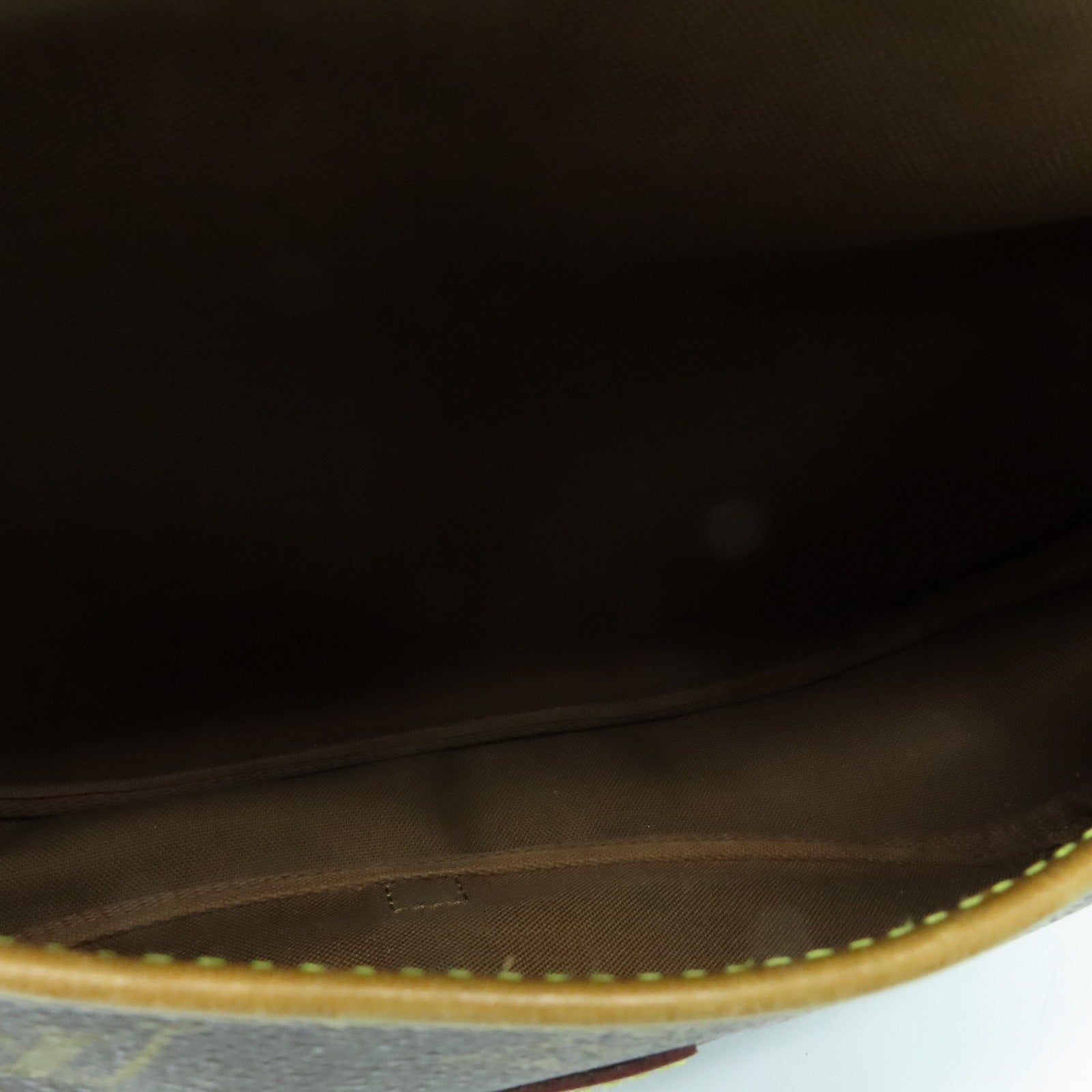 LOUIS VUITTON Mongram Saumur 30金扣肩背袋啡色