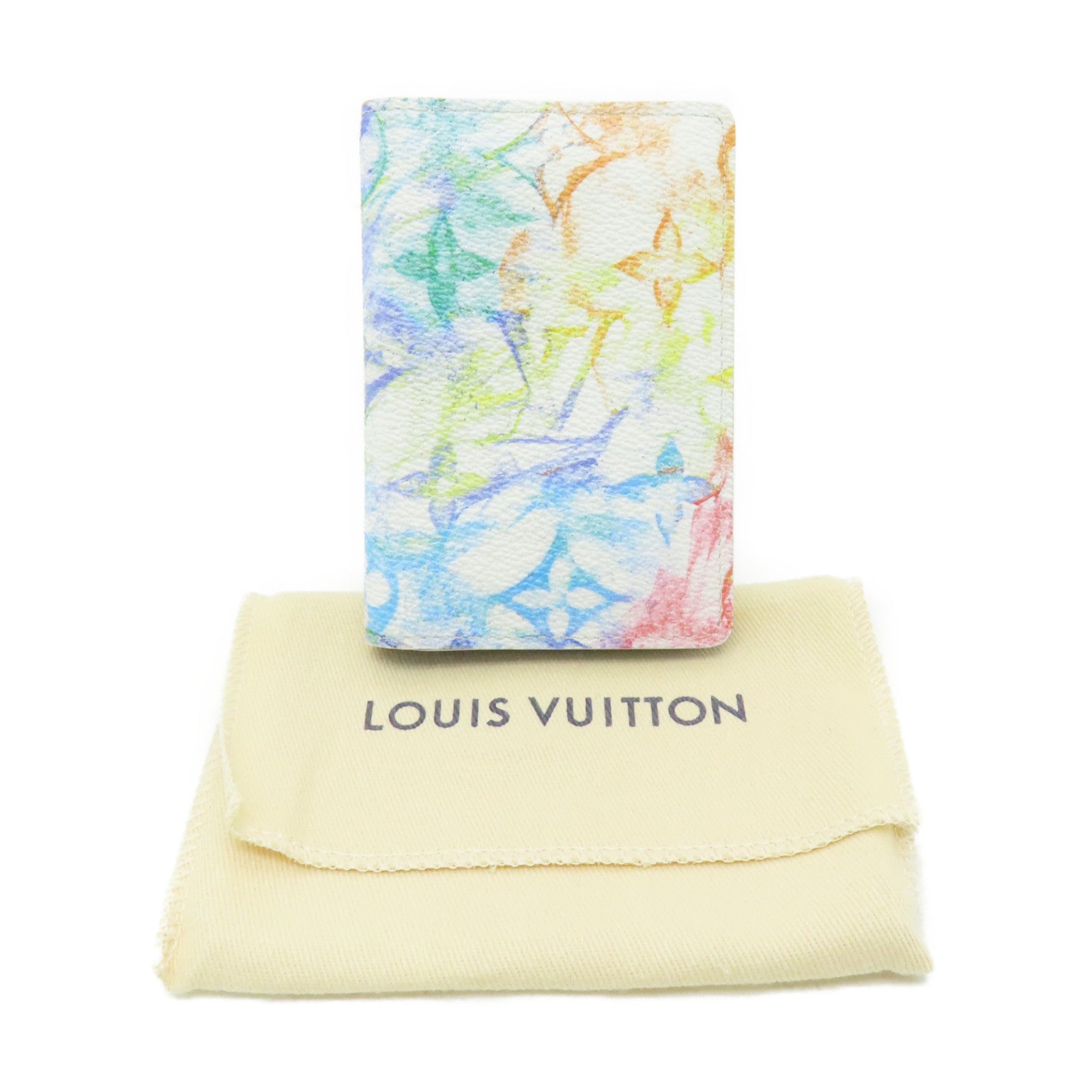 LOUIS VUITTON Monogram Pastel Multicolore Pocket Organizer卡片套白色/彩色