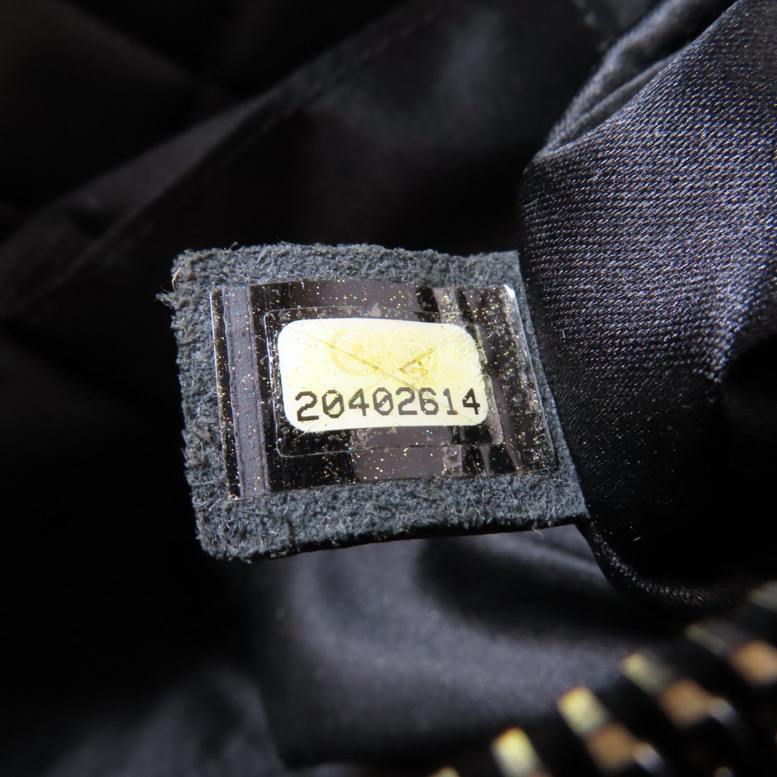 CHANEL 菱格羊皮皮革Chain Shoulder銀扣鏈帶肩背袋黑色