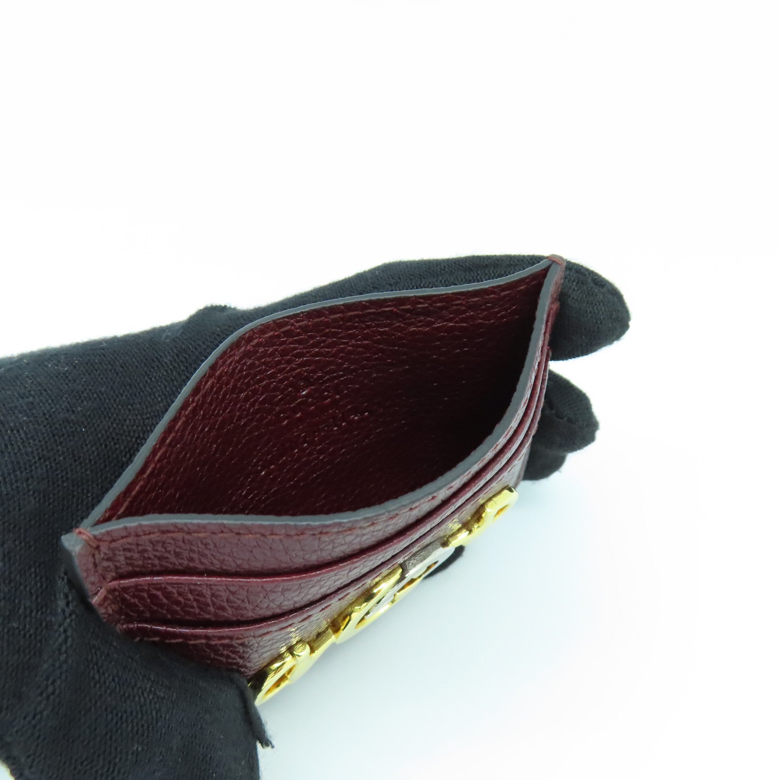 GUCCI 牛皮皮革Card Case卡片套啡色