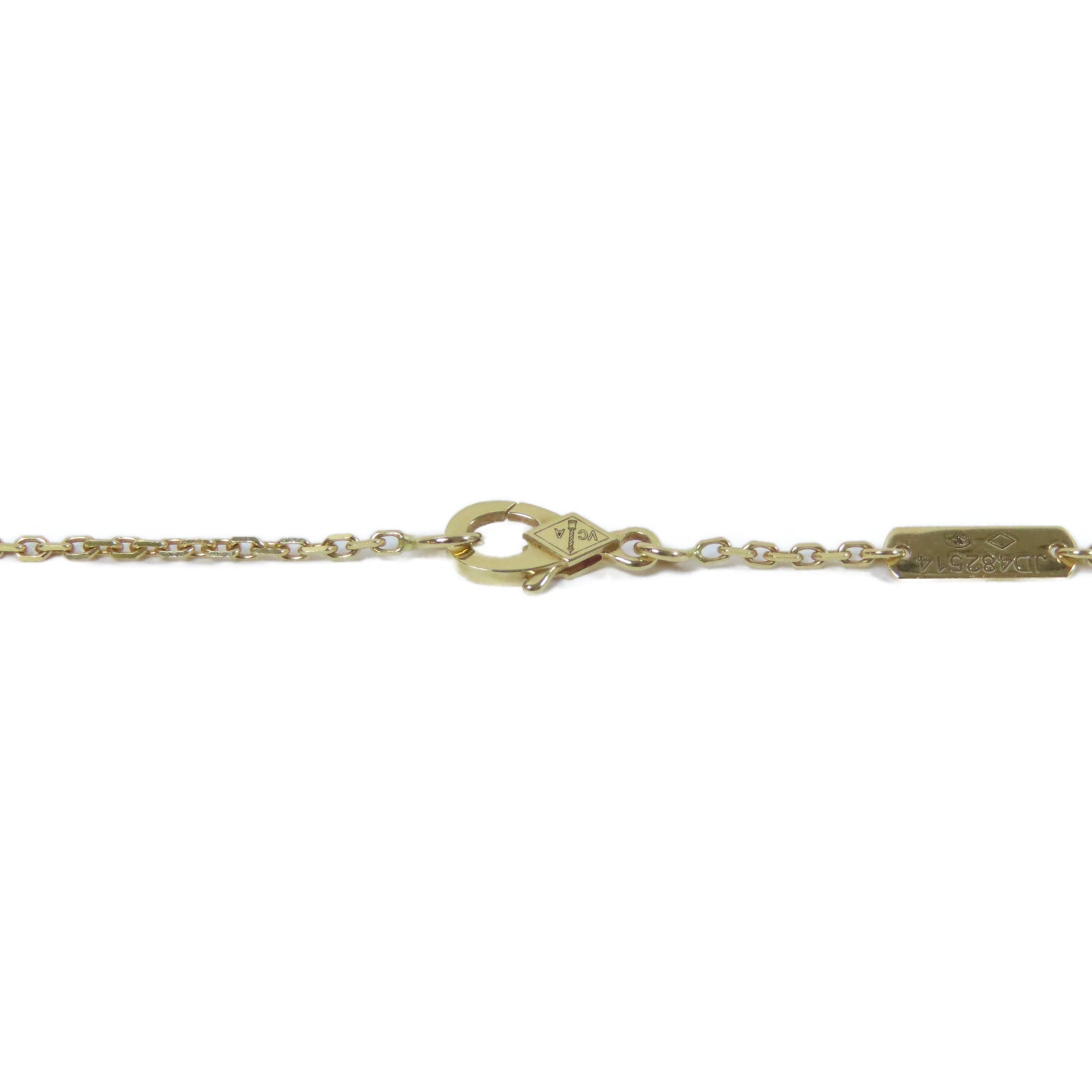 Van Cleef & Arpels 18K玫瑰金/紅玉髓Alhambra Necklace項鍊玫瑰金色/紅色