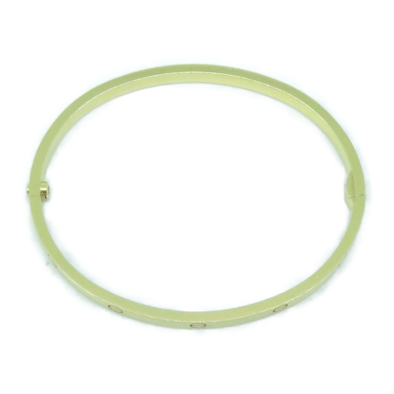CARTIER 18K玫瑰金Love Bracelet Mini金扣手鐲Cartier#17