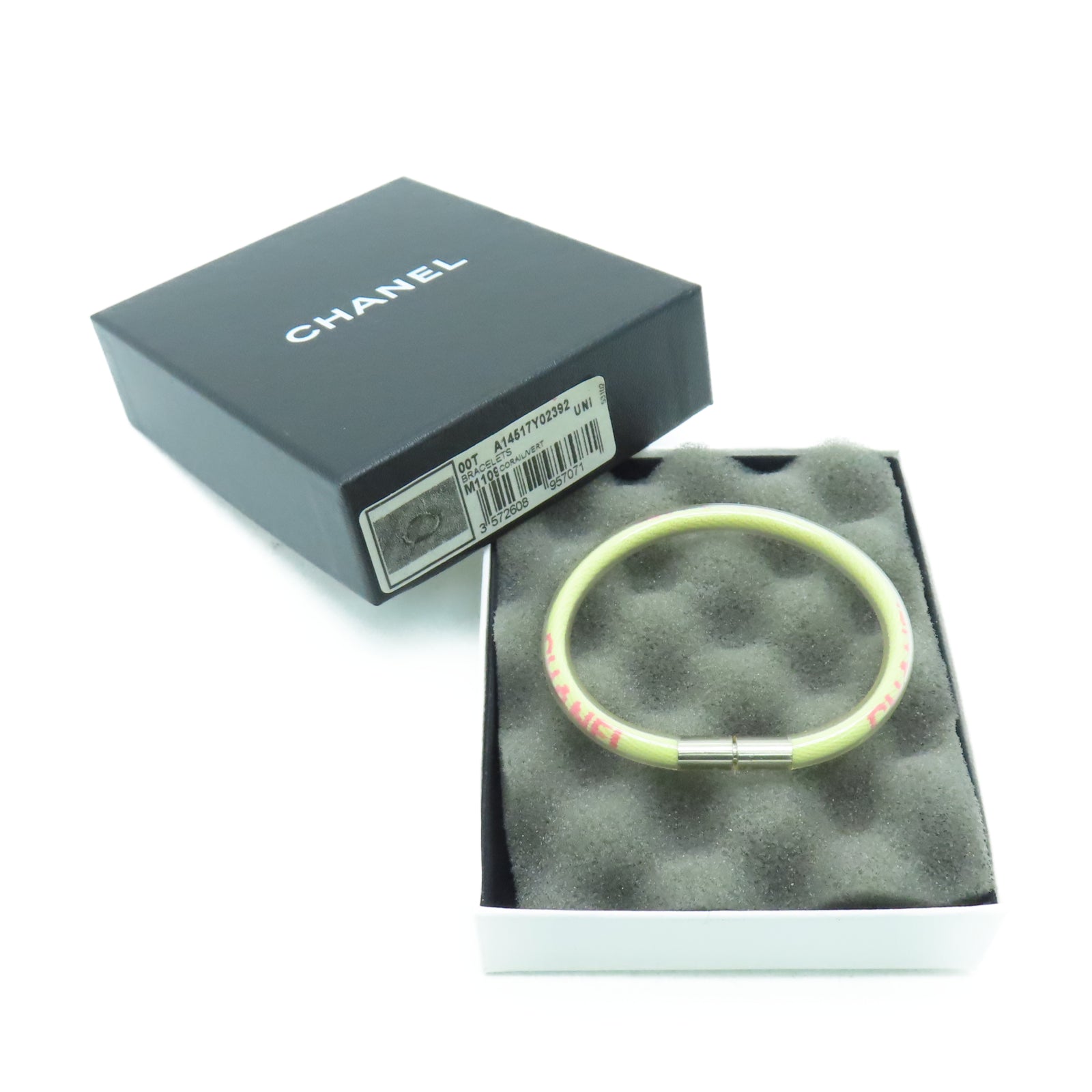CHANEL PVC Bracelet手环黄色