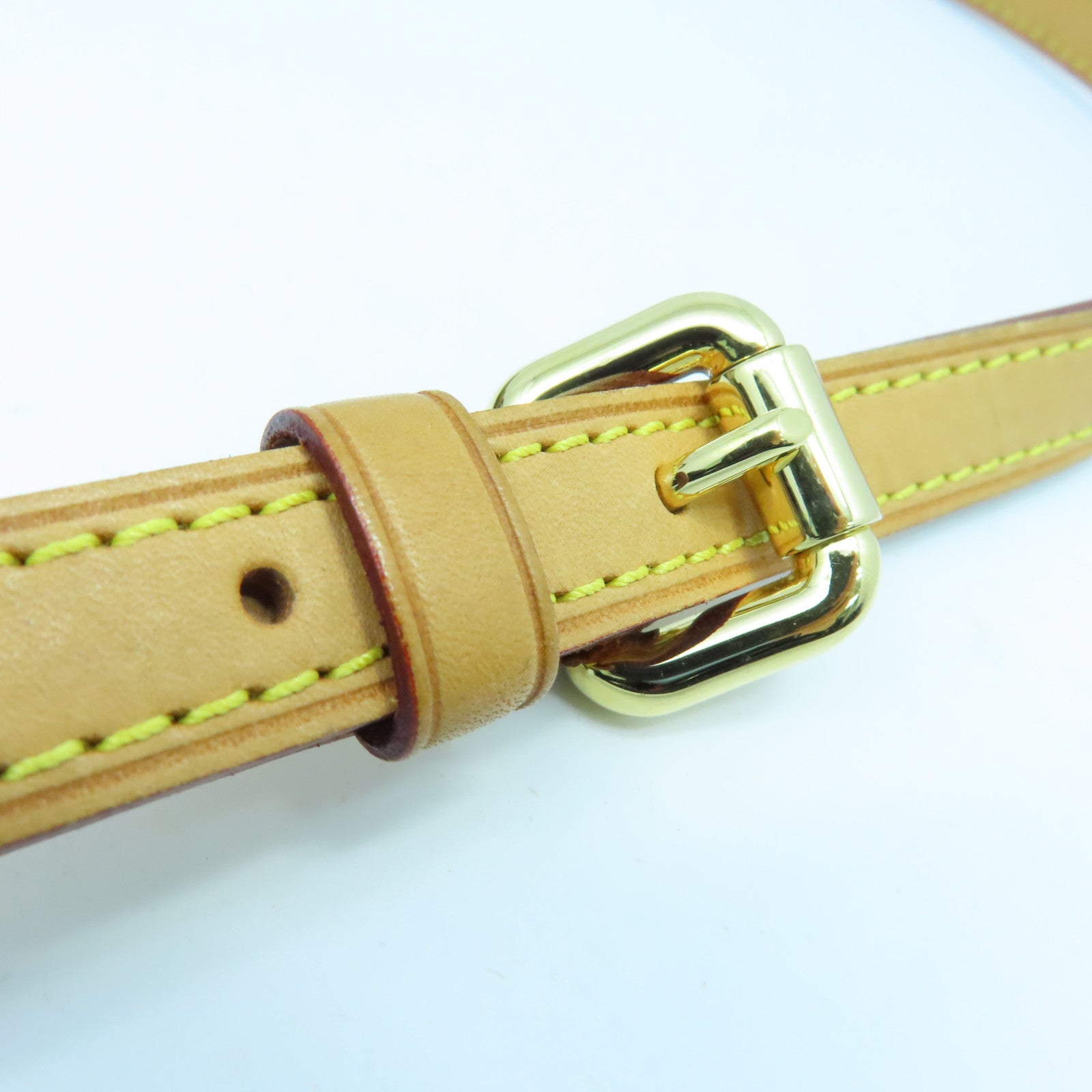 LOUIS VUITTON Monogram Papillon PM gold buckle handle shoulder bag brown
