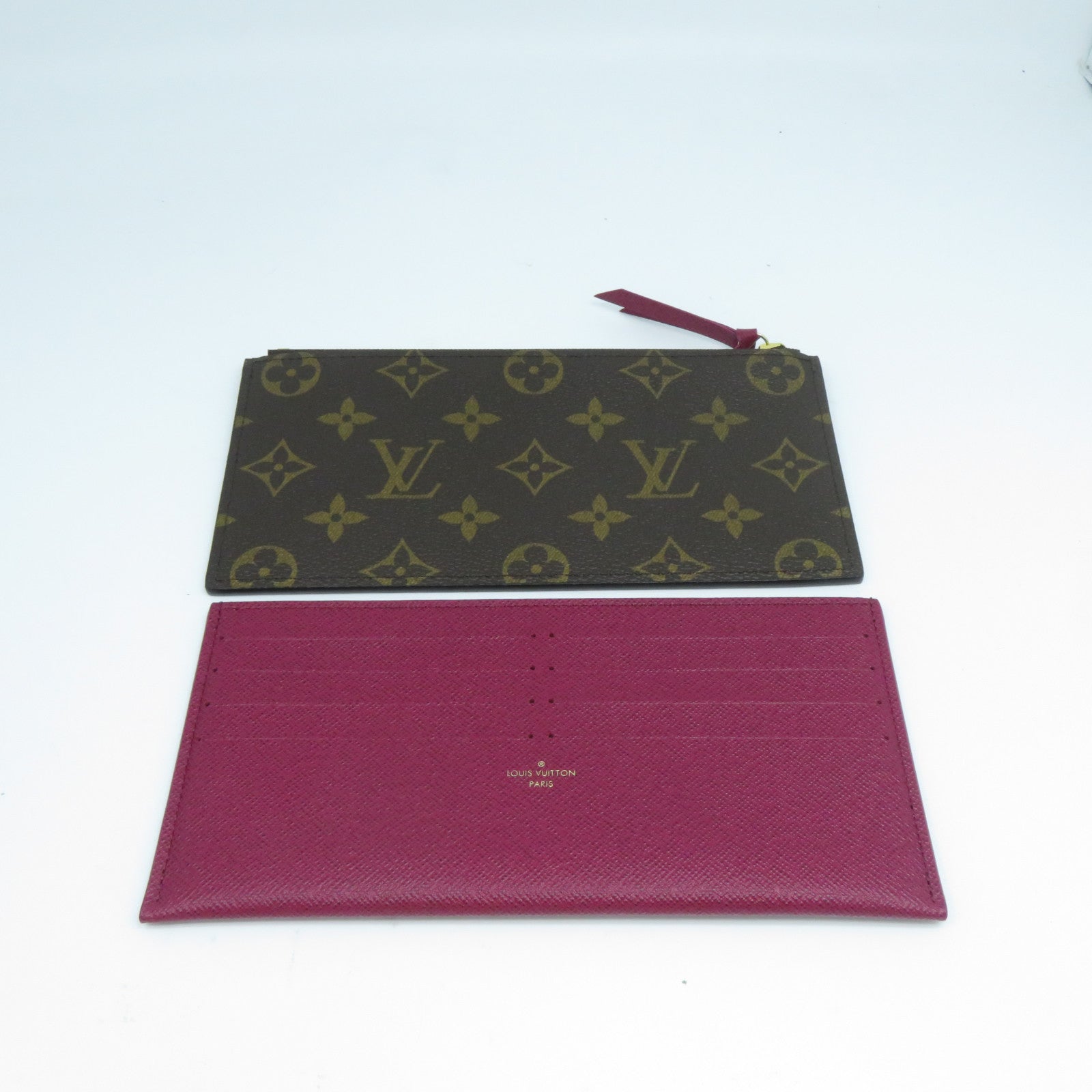 LOUIS VUITTON Monogram Felicie Pochette金扣鏈帶肩背袋啡色