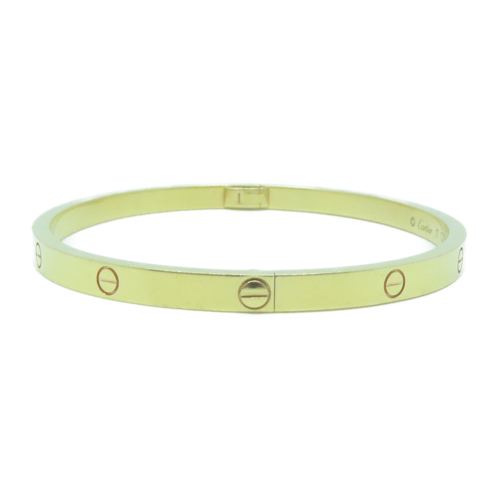 CARTIER 18K玫瑰金Love Bracelet Mini金扣手鐲Cartier#17
