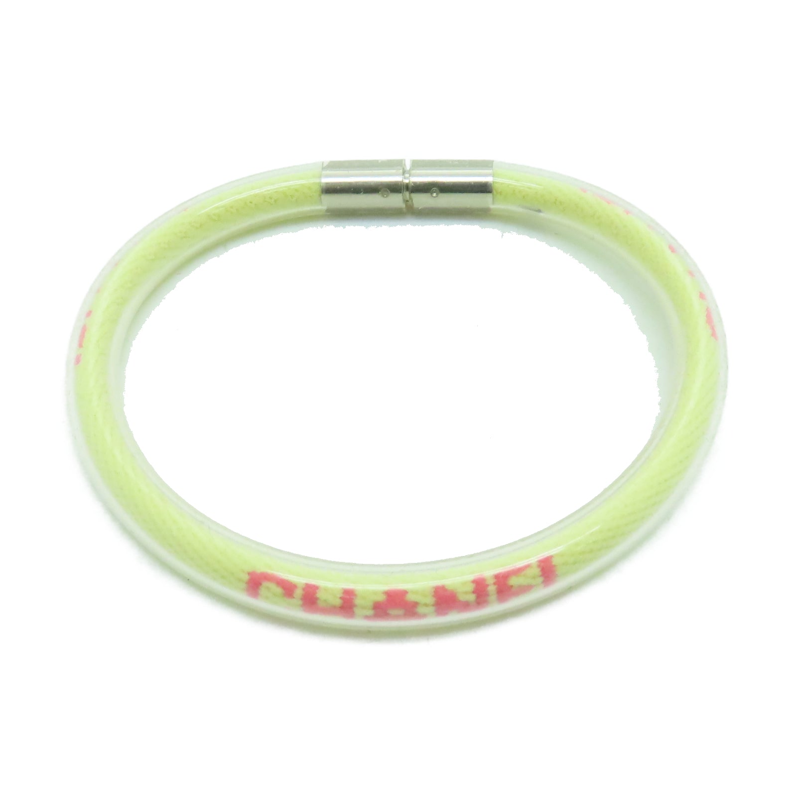CHANEL PVC Bracelet手环黄色