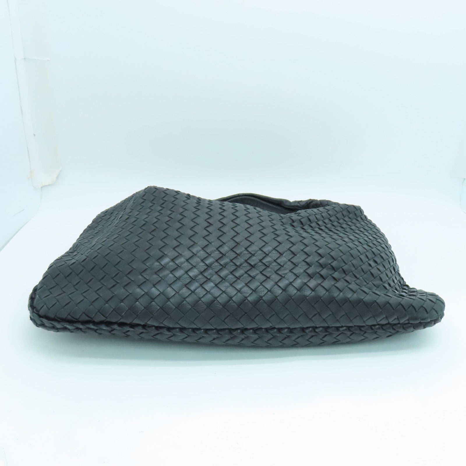 BOTTEGA VENETA 织纹皮革Shouldler Bag手挽袋/肩背袋黑色