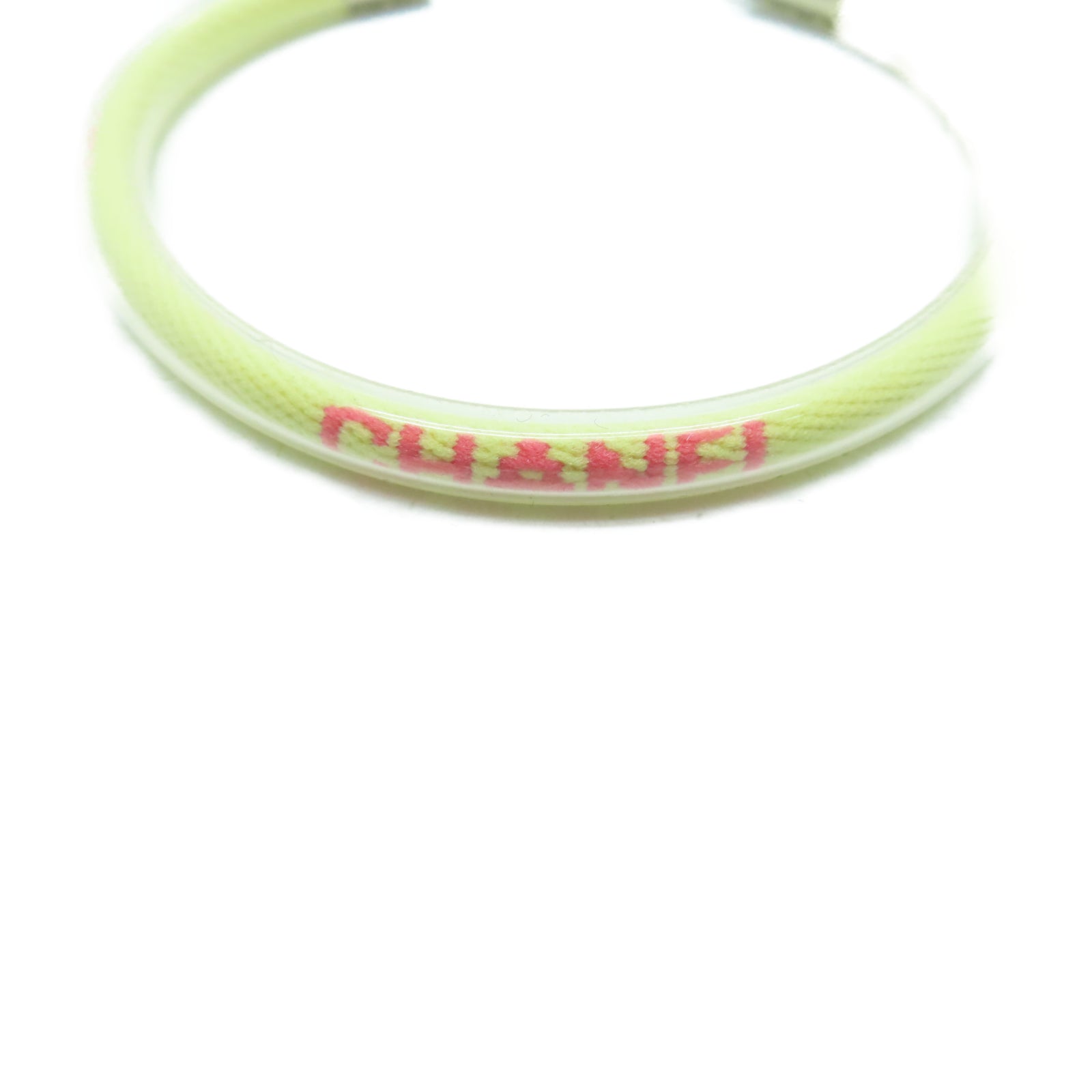 CHANEL PVC Bracelet手环黄色