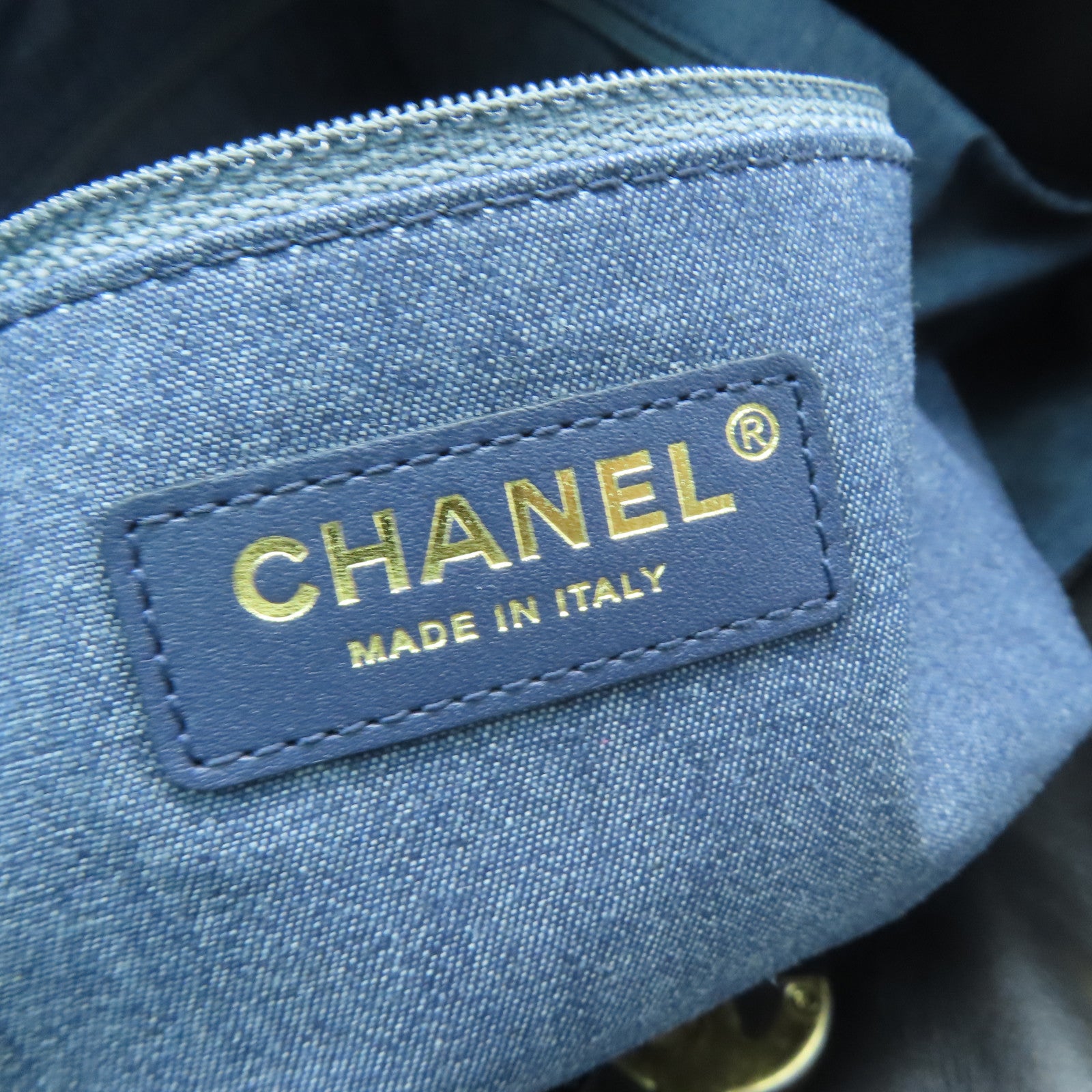 CHANEL 菱格牛皮皮革Chanel Tote Bag金扣手挽肩背兩用袋黑色