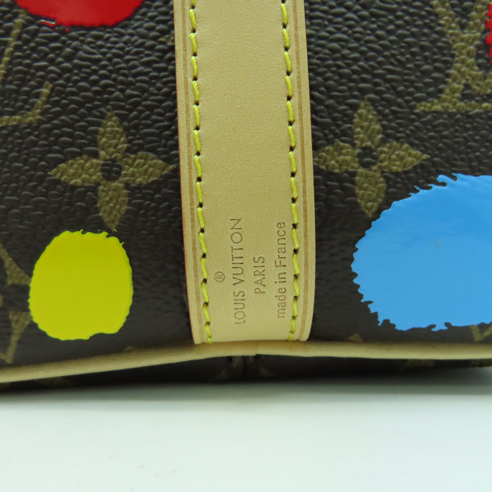 LOUIS VUITTON Monogram YK x LV Speedy Bandouliere 25金扣手挽肩背兩用袋啡色/彩色