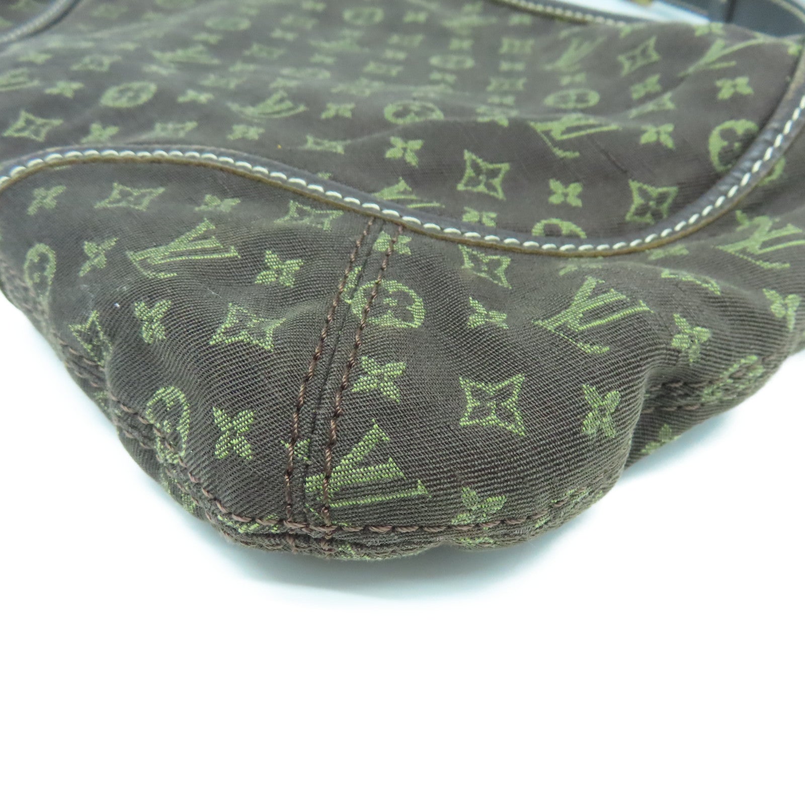 LOUIS VUITTON Idylle Manogram PM Shoulder Bag Gold Buckle Brown Shoulder Bag