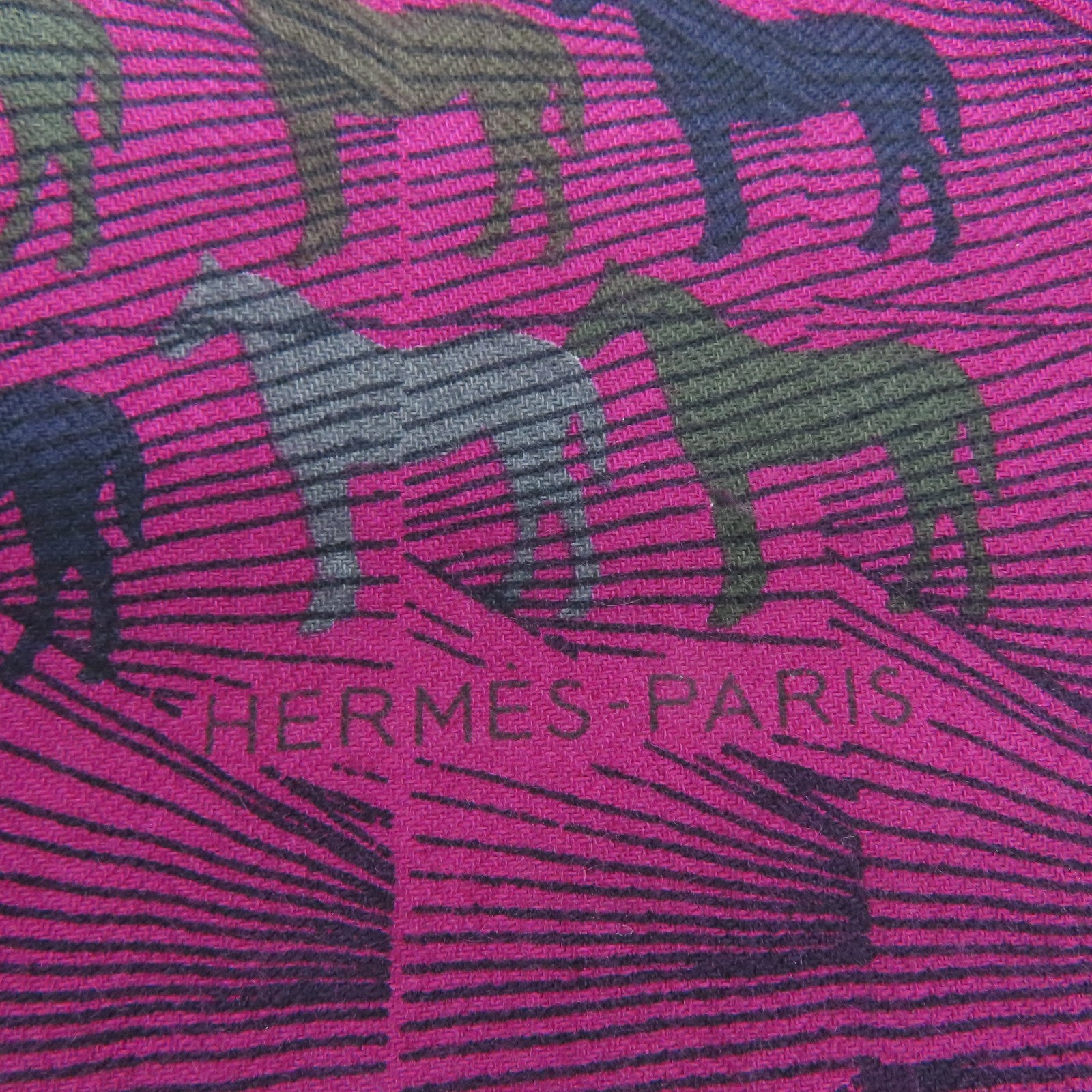 HERMES 【激減優惠】羊絨/絲質Scarf 90x90絲巾紫色