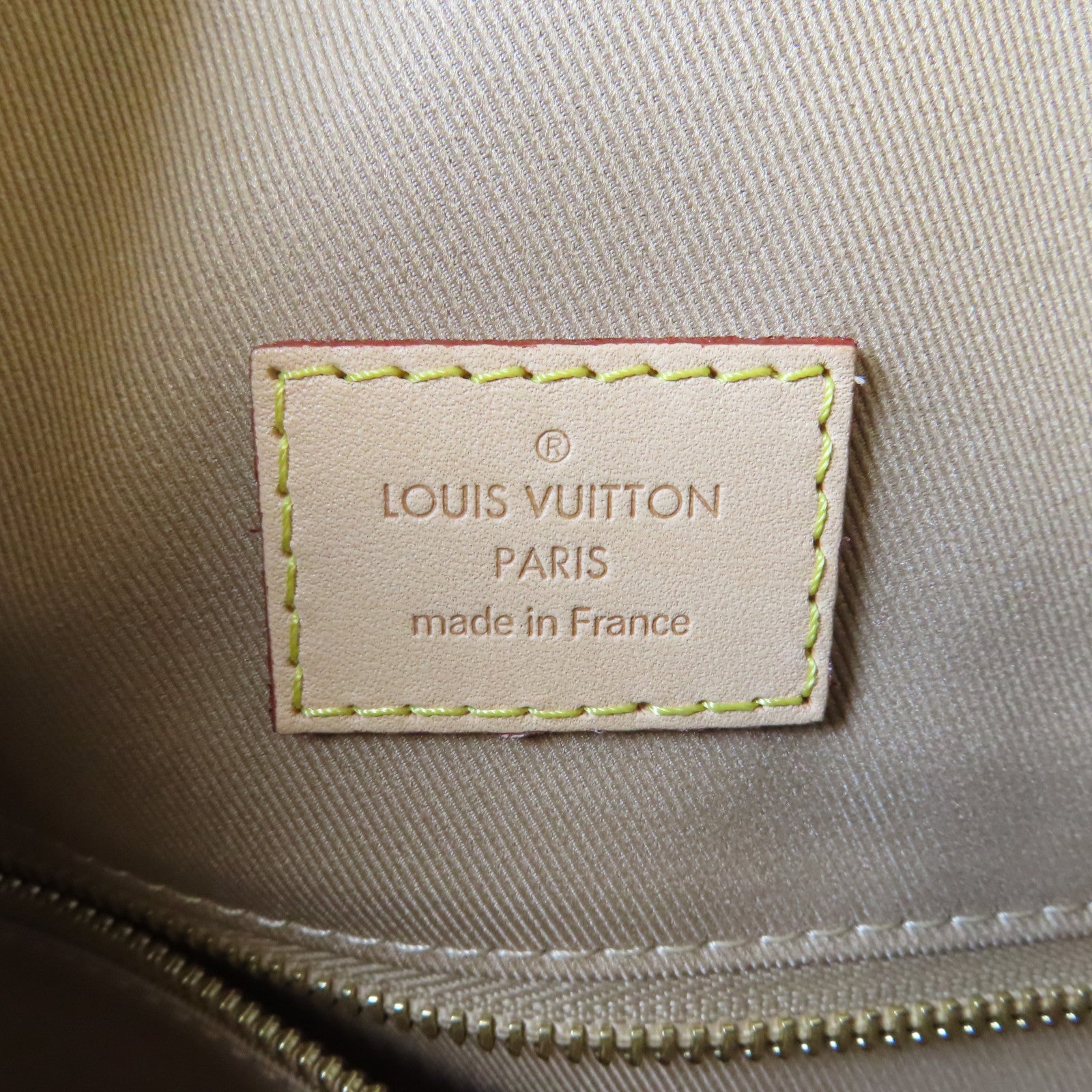 LOUIS VUITTON Monogram Graceful MM金扣肩背袋啡色