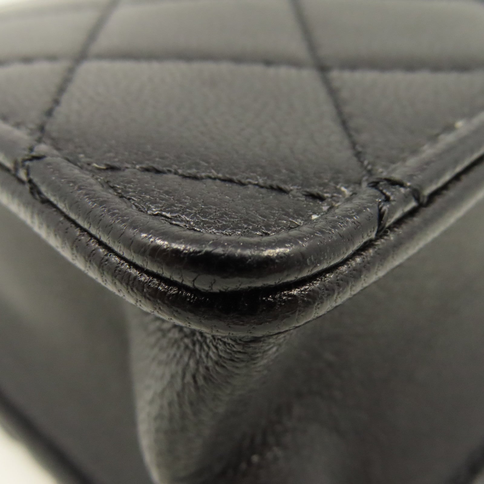 CHANEL 【激減優惠】菱格羊皮皮革Chain Shoulder Bag金扣鏈帶肩背袋黑色
