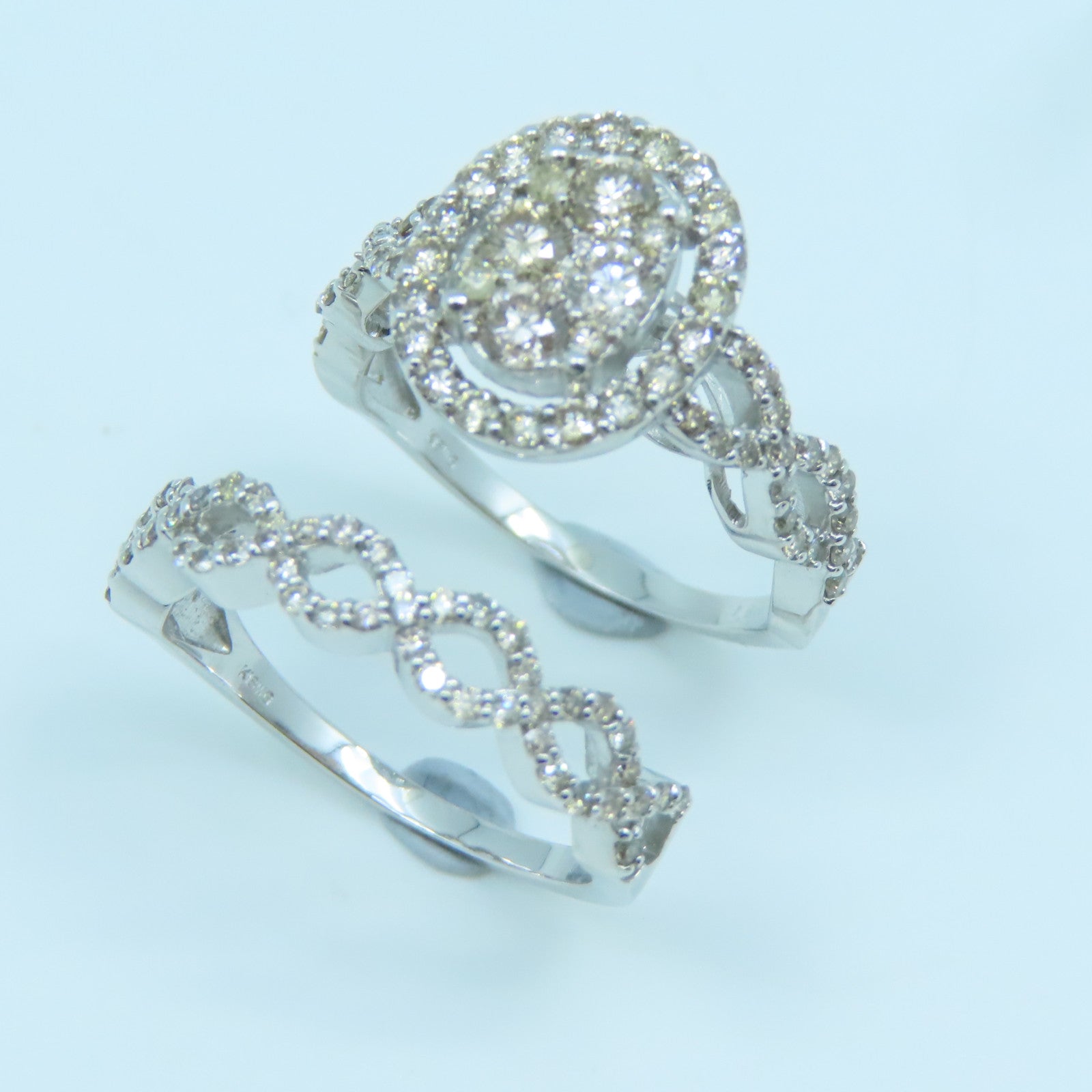 JEWELRY 18K白金Diamond Ring1.30ct鑽石戒指US#6