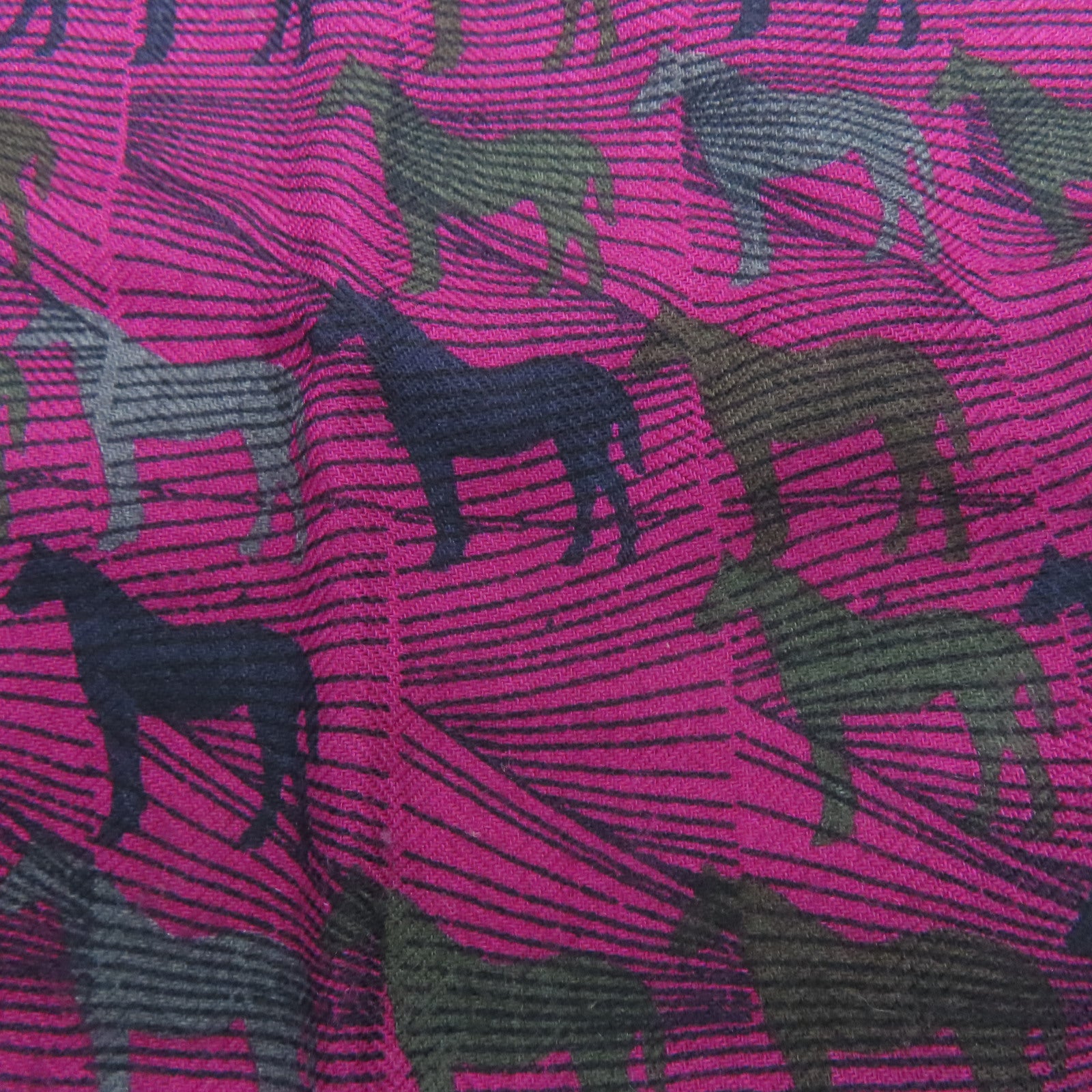 HERMES 【激減優惠】羊絨/絲質Scarf 90x90絲巾紫色