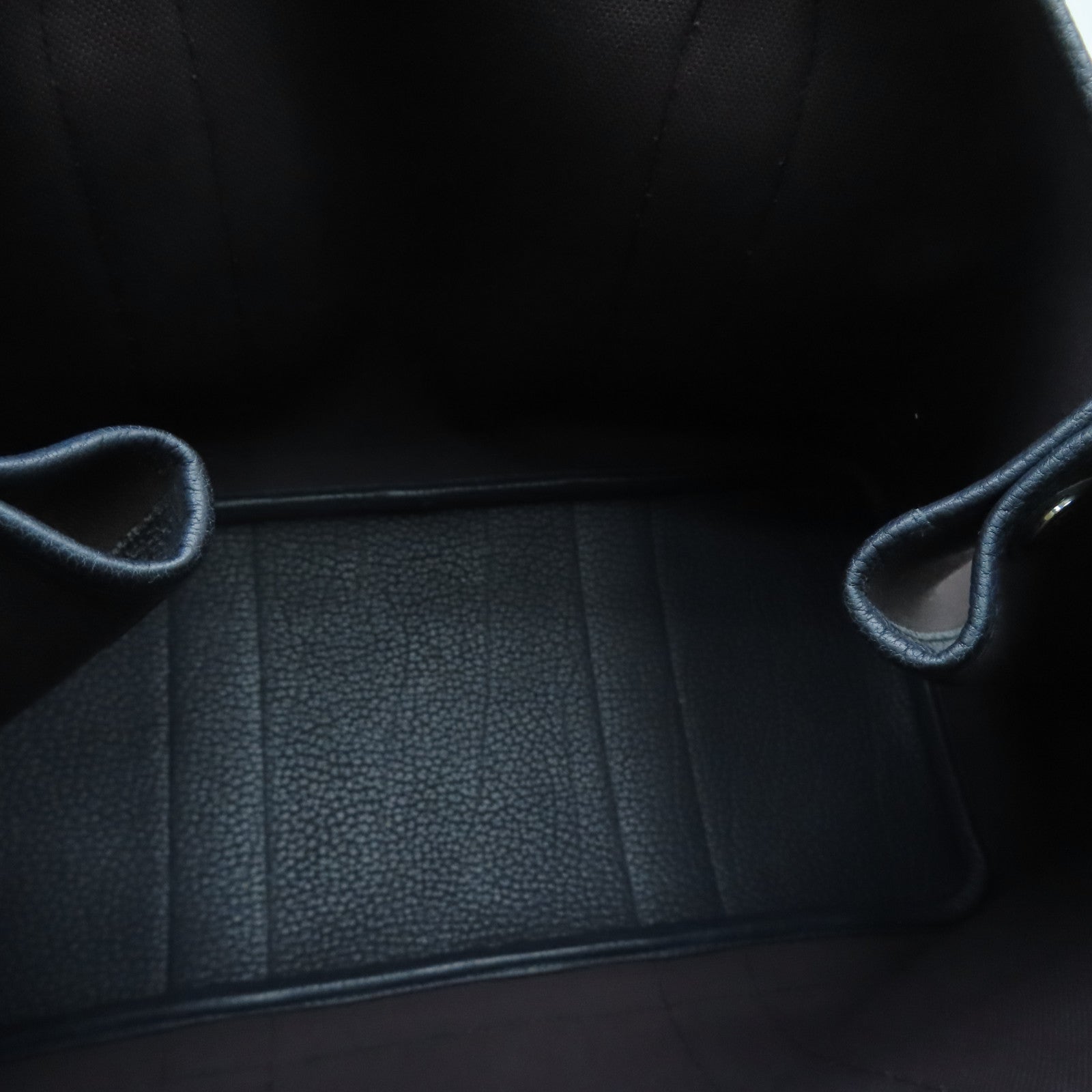 HERMES 帆布GardenParty PM Tote Bag银扣手挽袋啡色