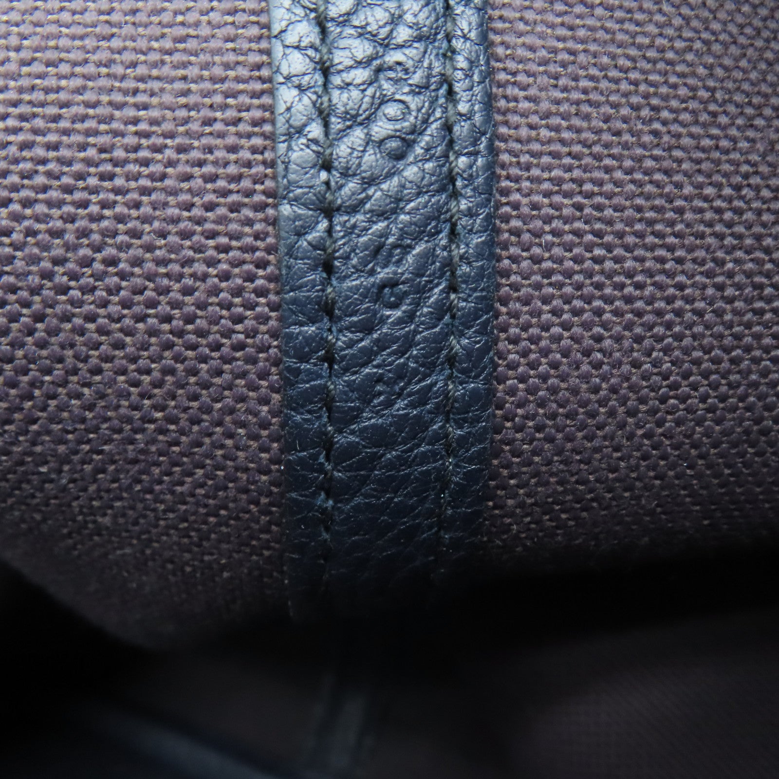 HERMES 帆布GardenParty PM Tote Bag银扣手挽袋啡色