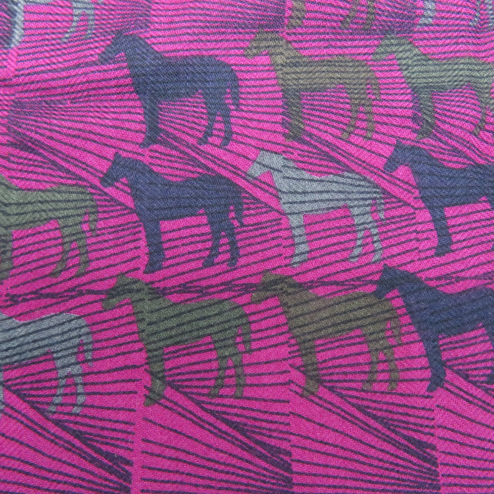HERMES 【激減優惠】羊絨/絲質Scarf 90x90絲巾紫色