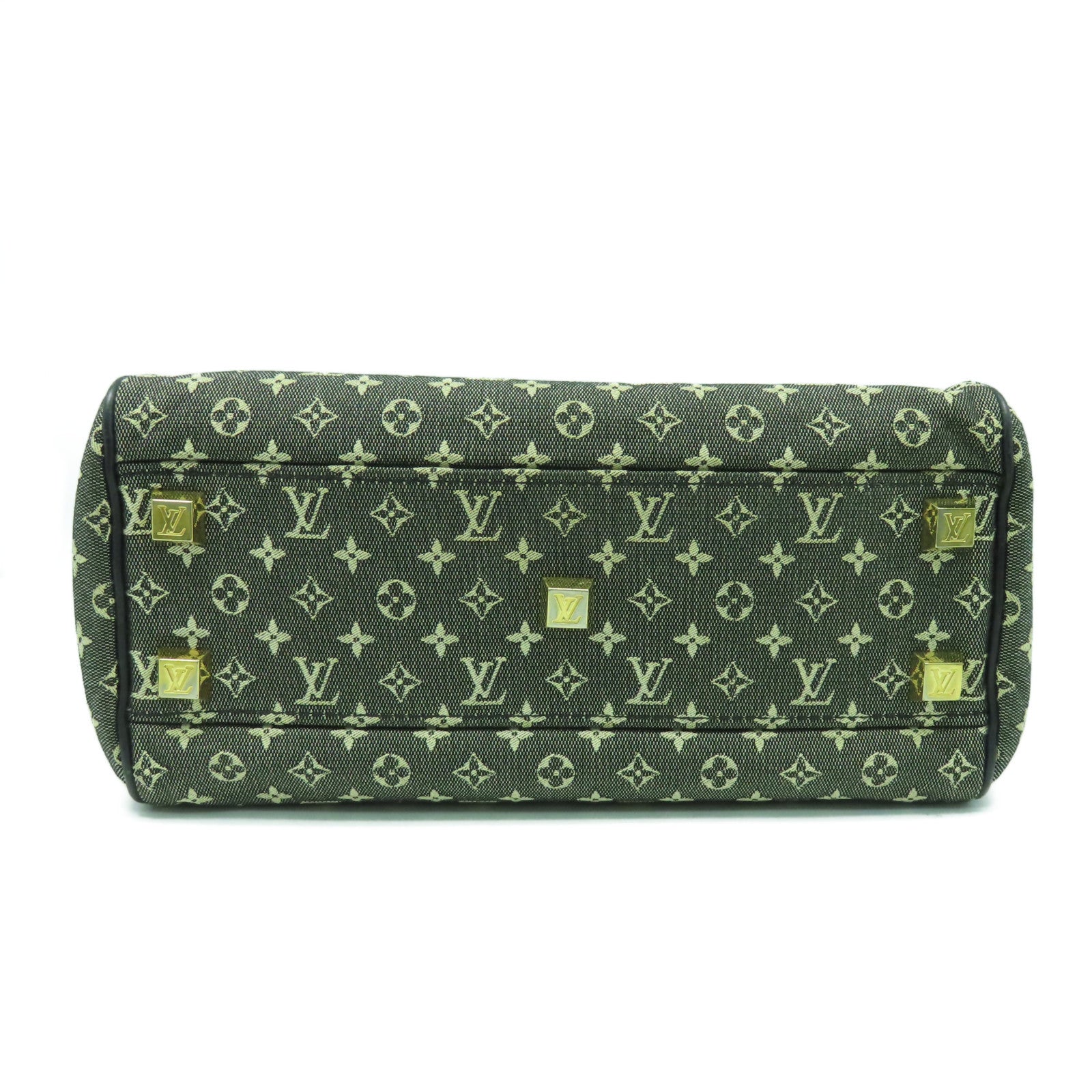 LOUIS VUITTON Monogram Mini Josephine PM金扣肩背袋黑色/米色