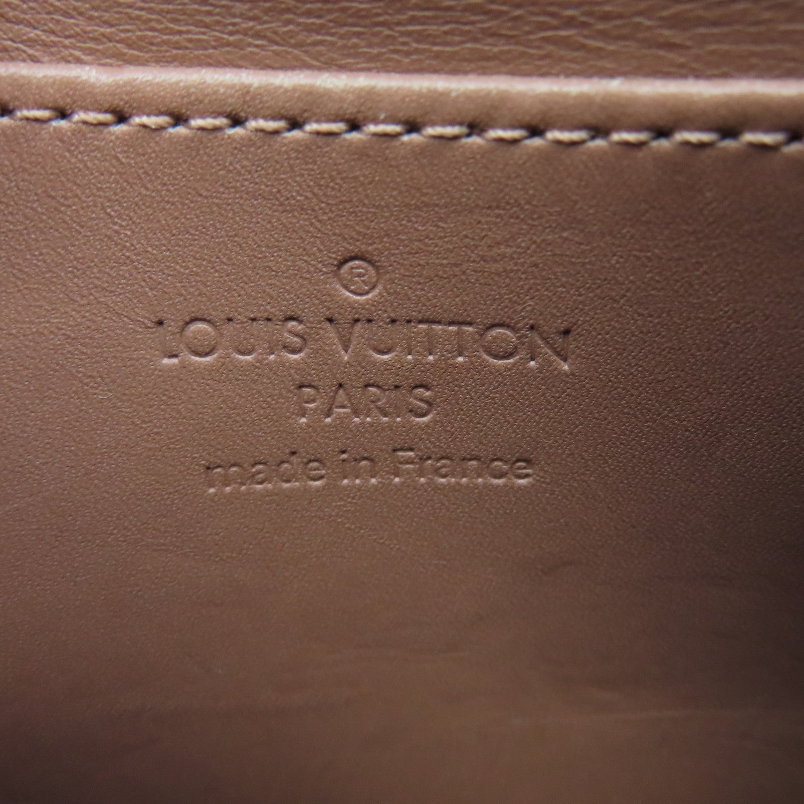 LOUIS VUITTON Monogram Vernis Zippy Coin Purse金扣零錢包啡色