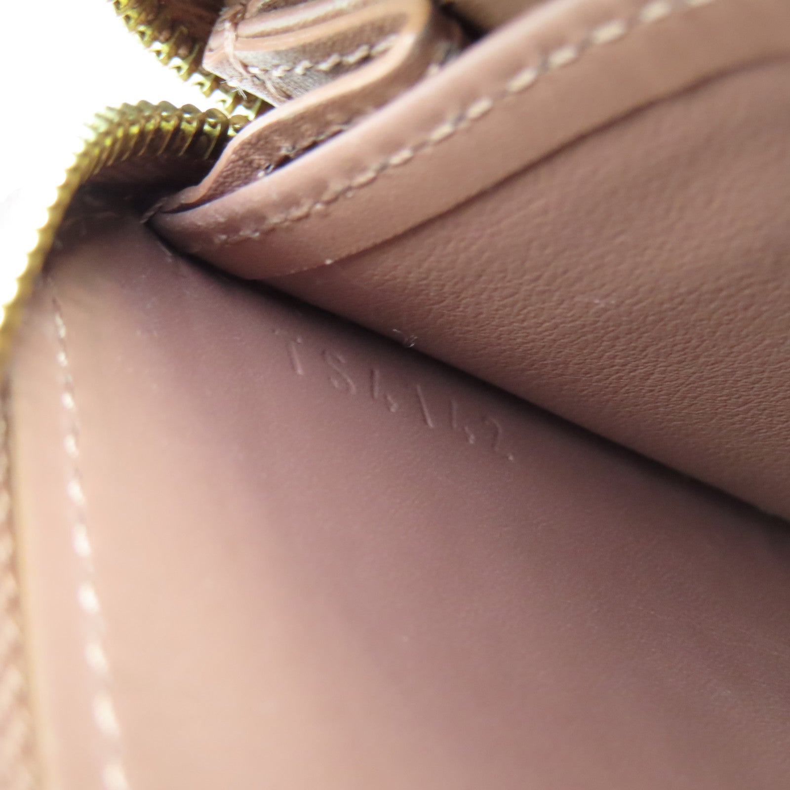 LOUIS VUITTON Monogram Vernis Zippy Coin Purse金扣零錢包啡色