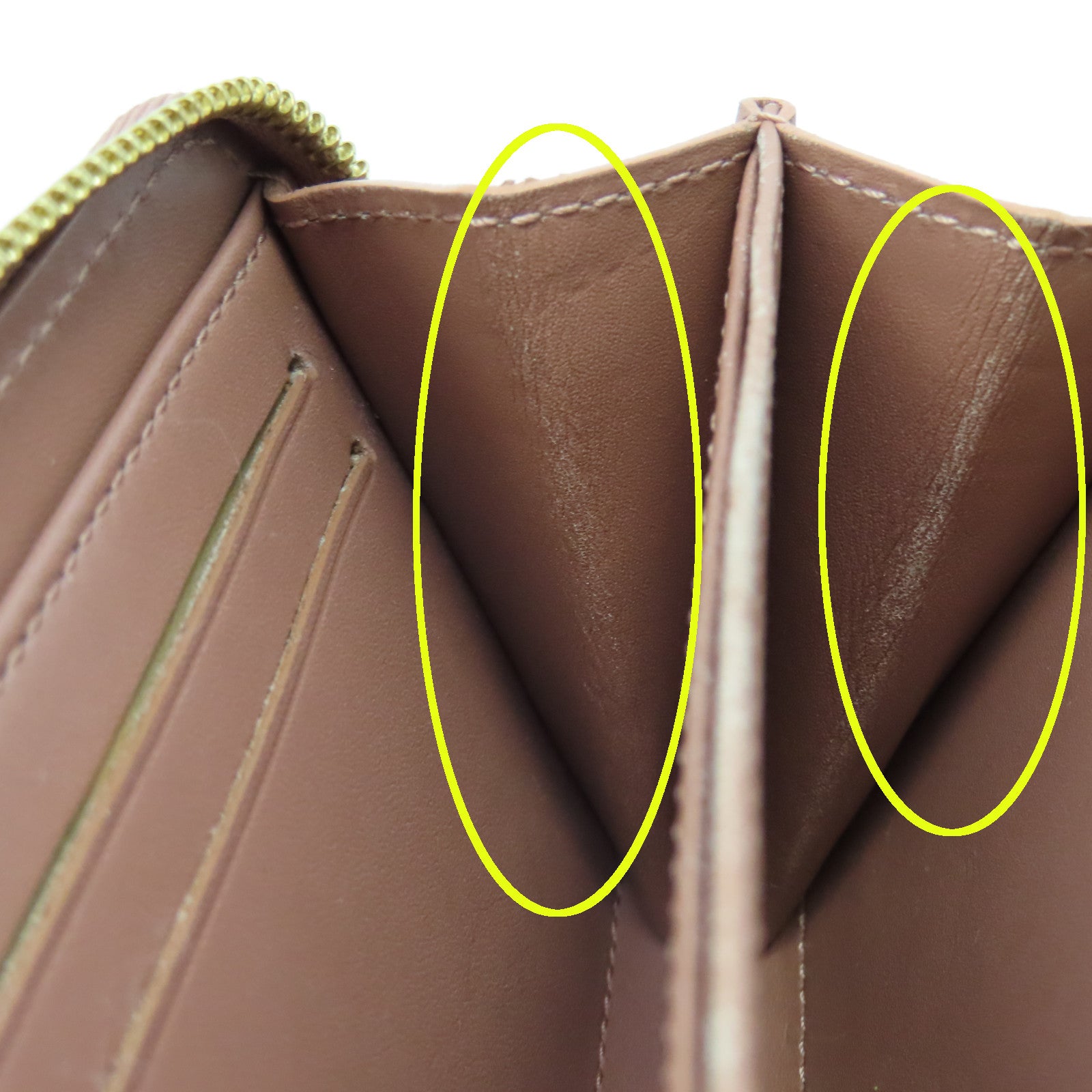 LOUIS VUITTON Monogram Vernis Zippy Coin Purse金扣零錢包啡色