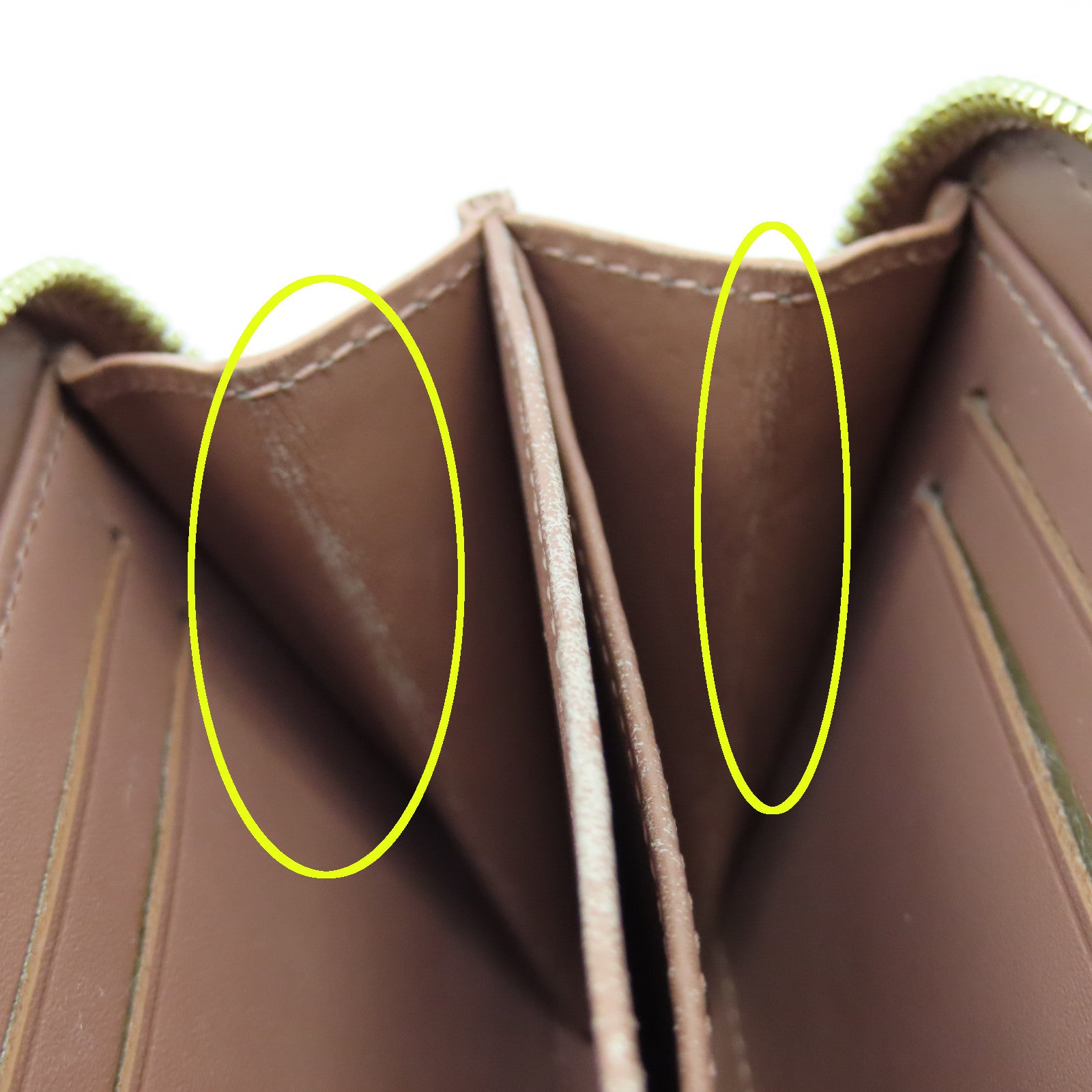 LOUIS VUITTON Monogram Vernis Zippy Coin Purse金扣零錢包啡色