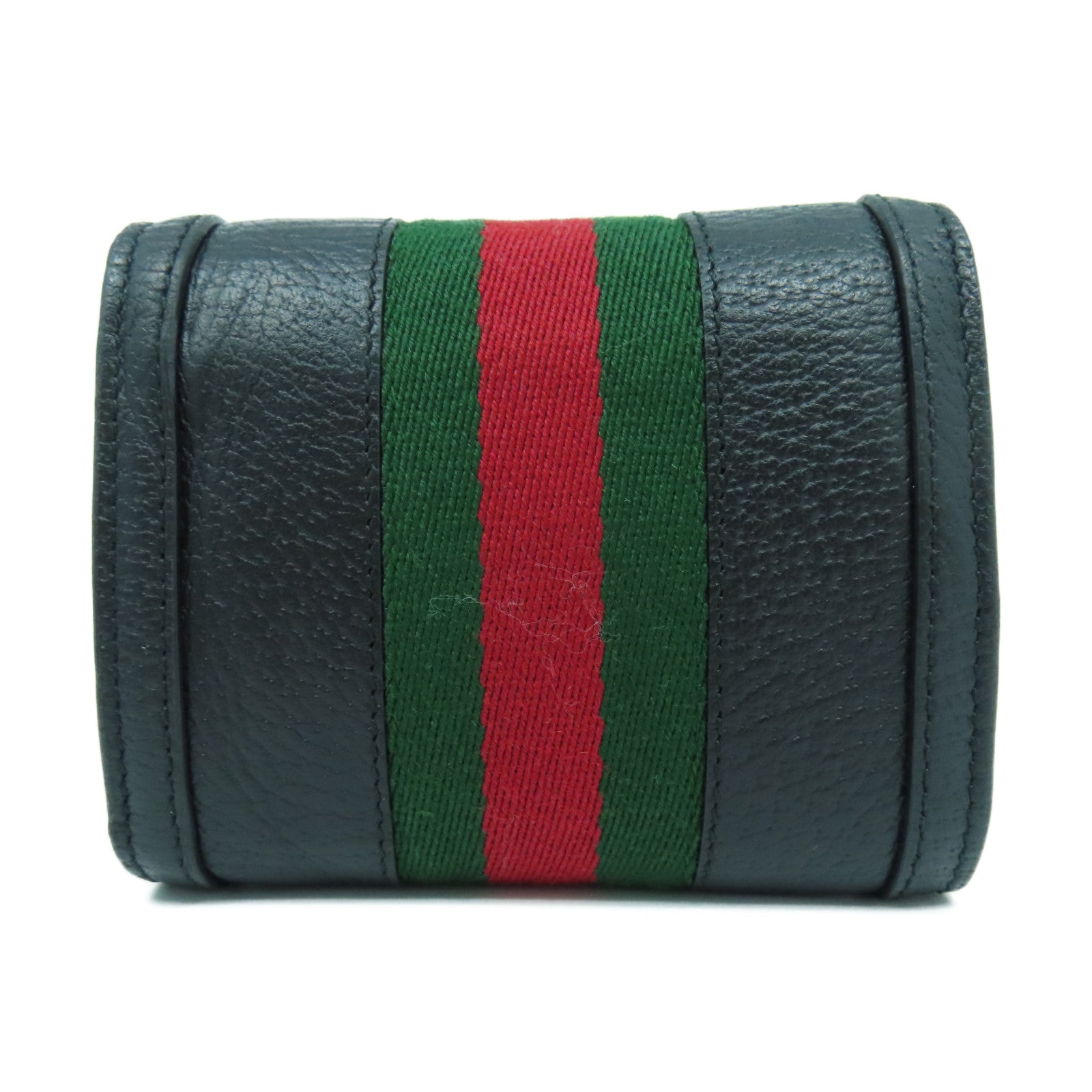 GUCCI 【激減優惠】皮革/帆布Wallet金扣錢包黑色