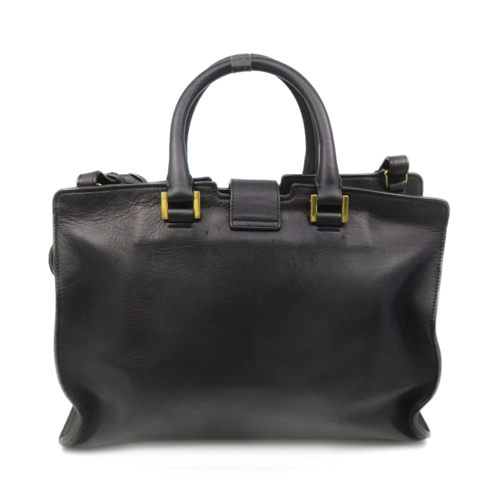 YVES SAINT LAURENT 牛皮皮革2 Way Shoulder Bag手挽肩背两用袋黑色