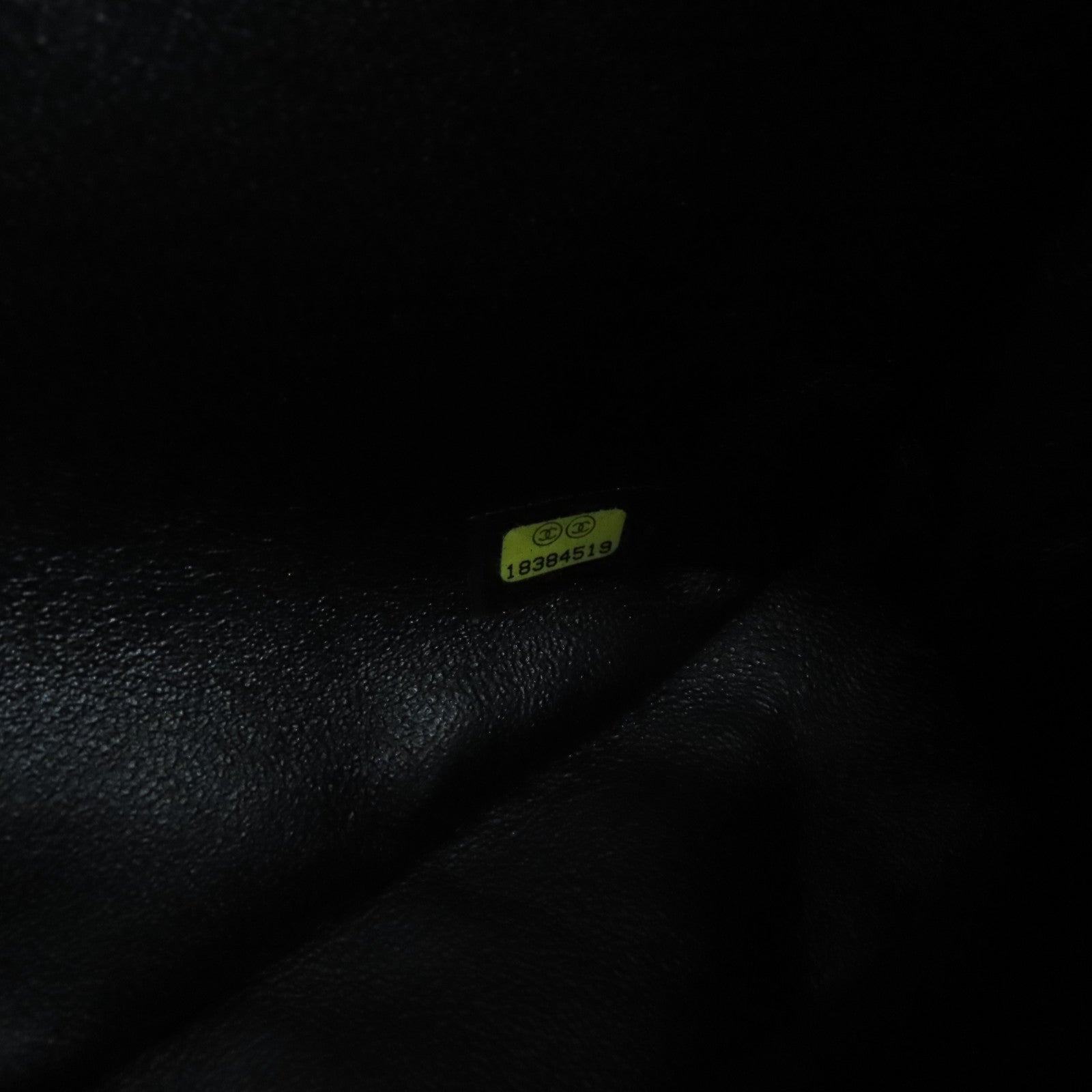 CHANEL 菱格羊皮皮革Chain Shoulder银扣链带肩背袋黑色杏色