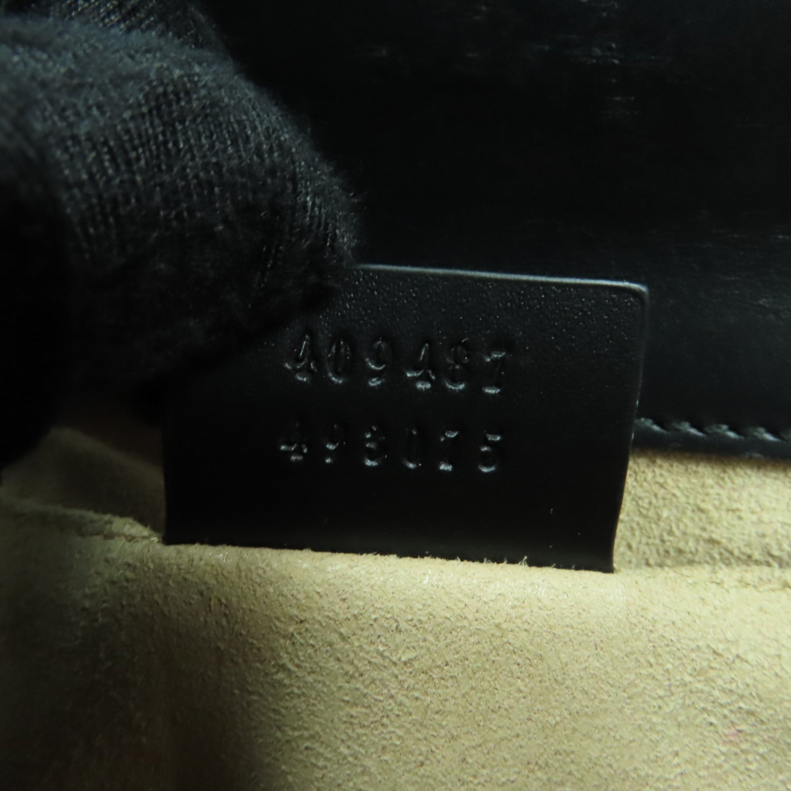 GUCCI 牛皮皮革Chain Shoulder Bag金扣鏈帶肩背袋黒色