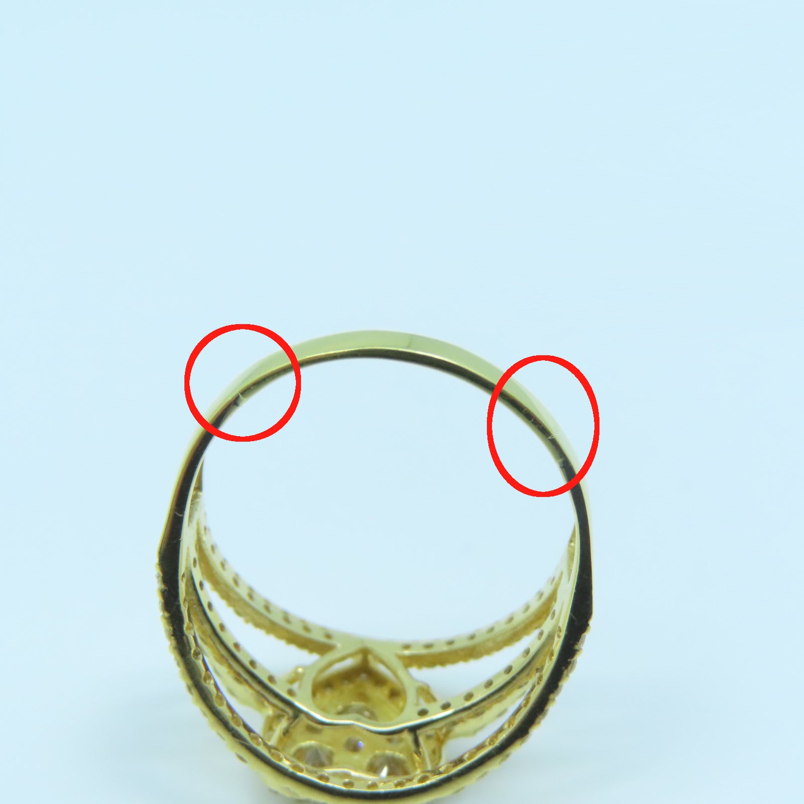 JEWELRY 18K黃金Diamond Ring1.35ct鑽石戒指US#7