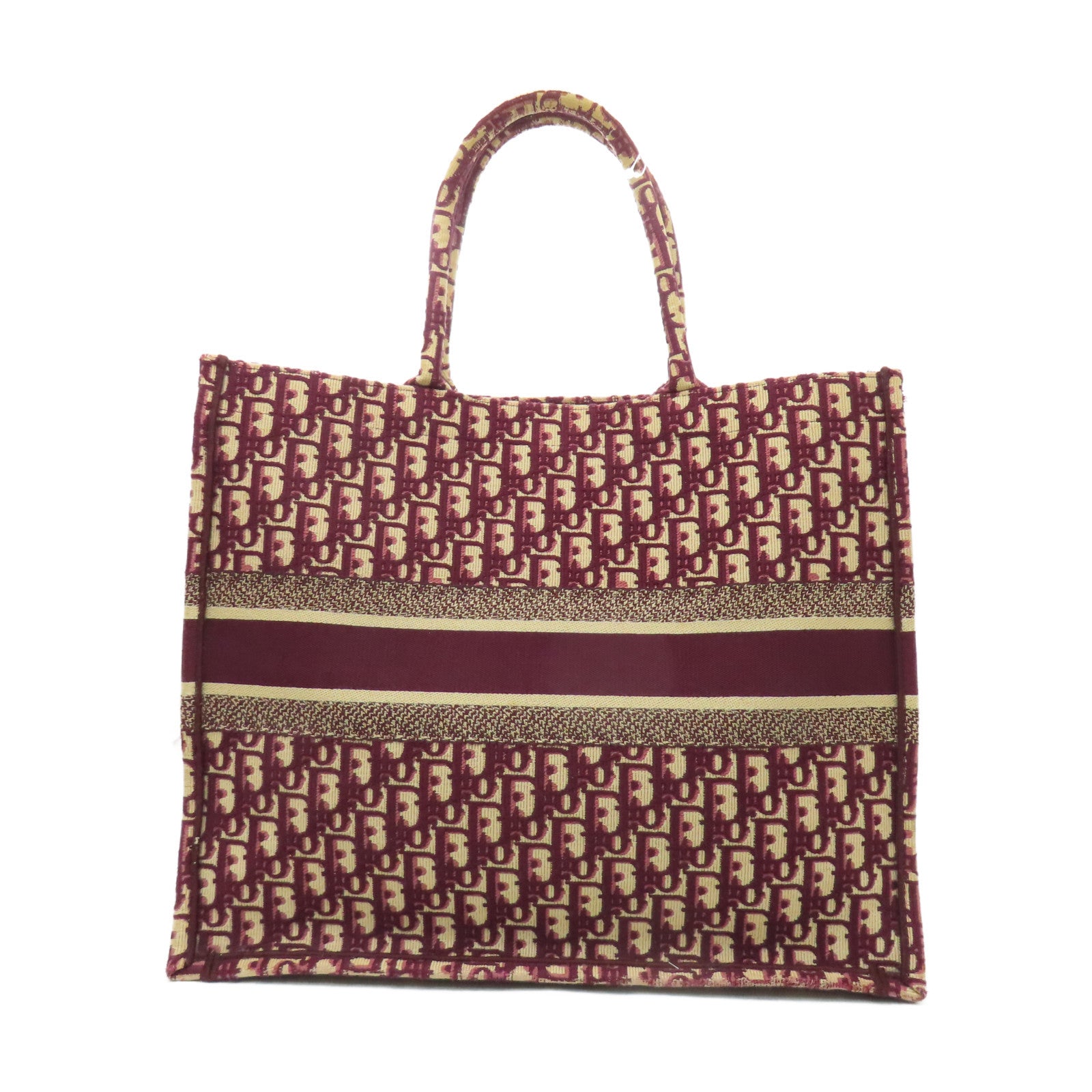Dior 帆布Book Tote Large手挽袋紅色